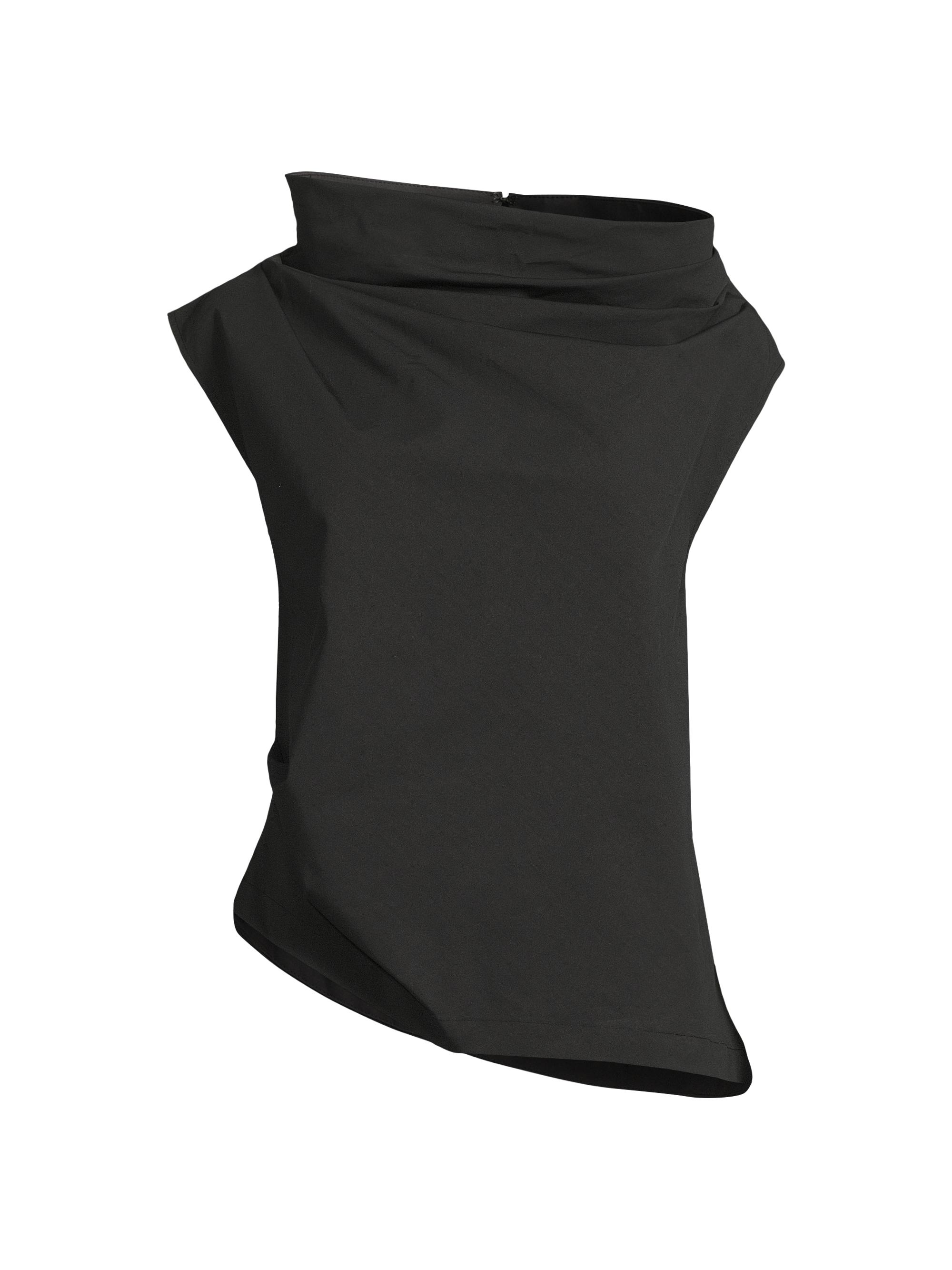 Natori Women's Asymmetric Funnelneck Top -