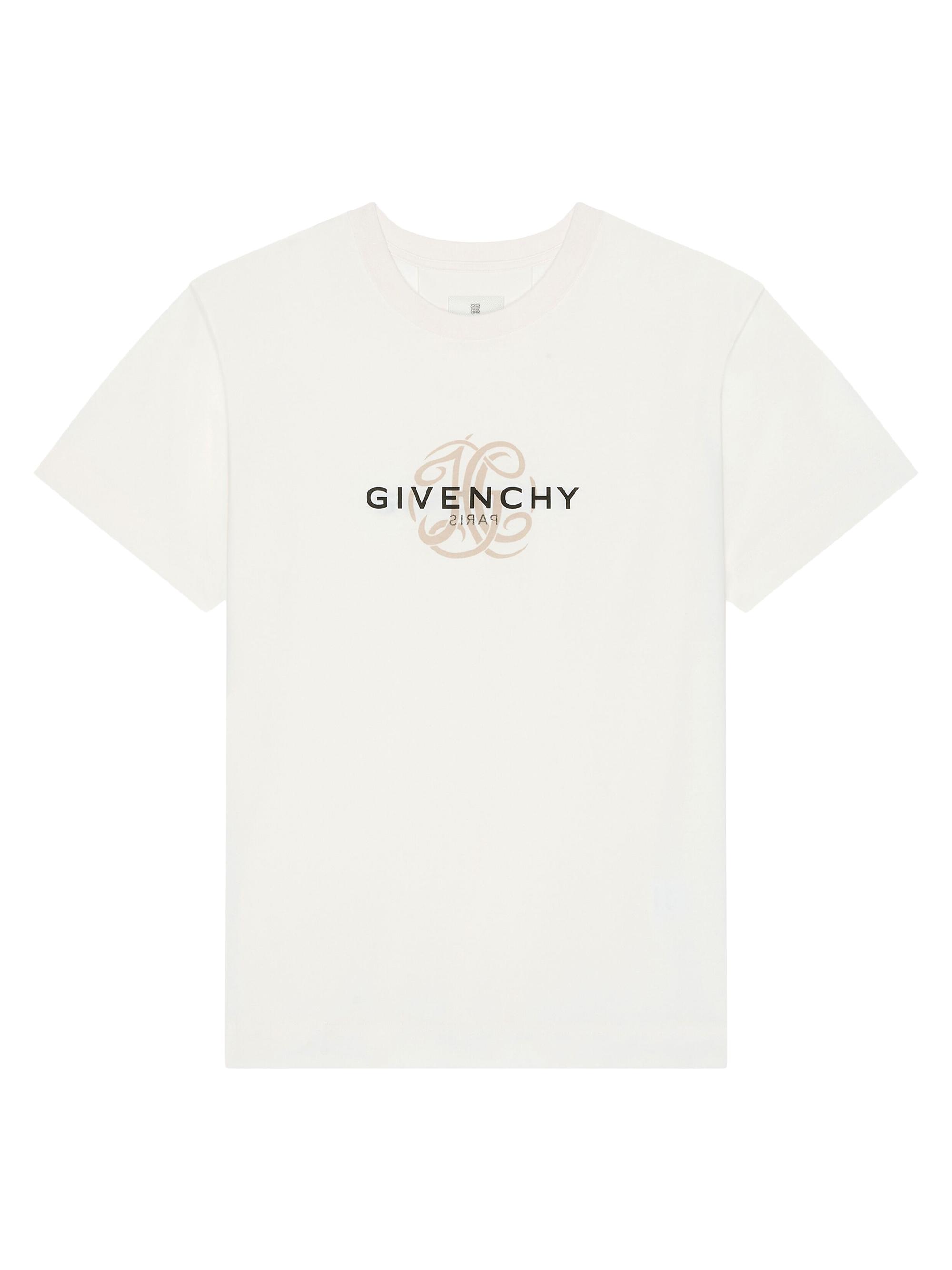 Givenchy Men's Reverse T-Shirt in Cotton - Off White