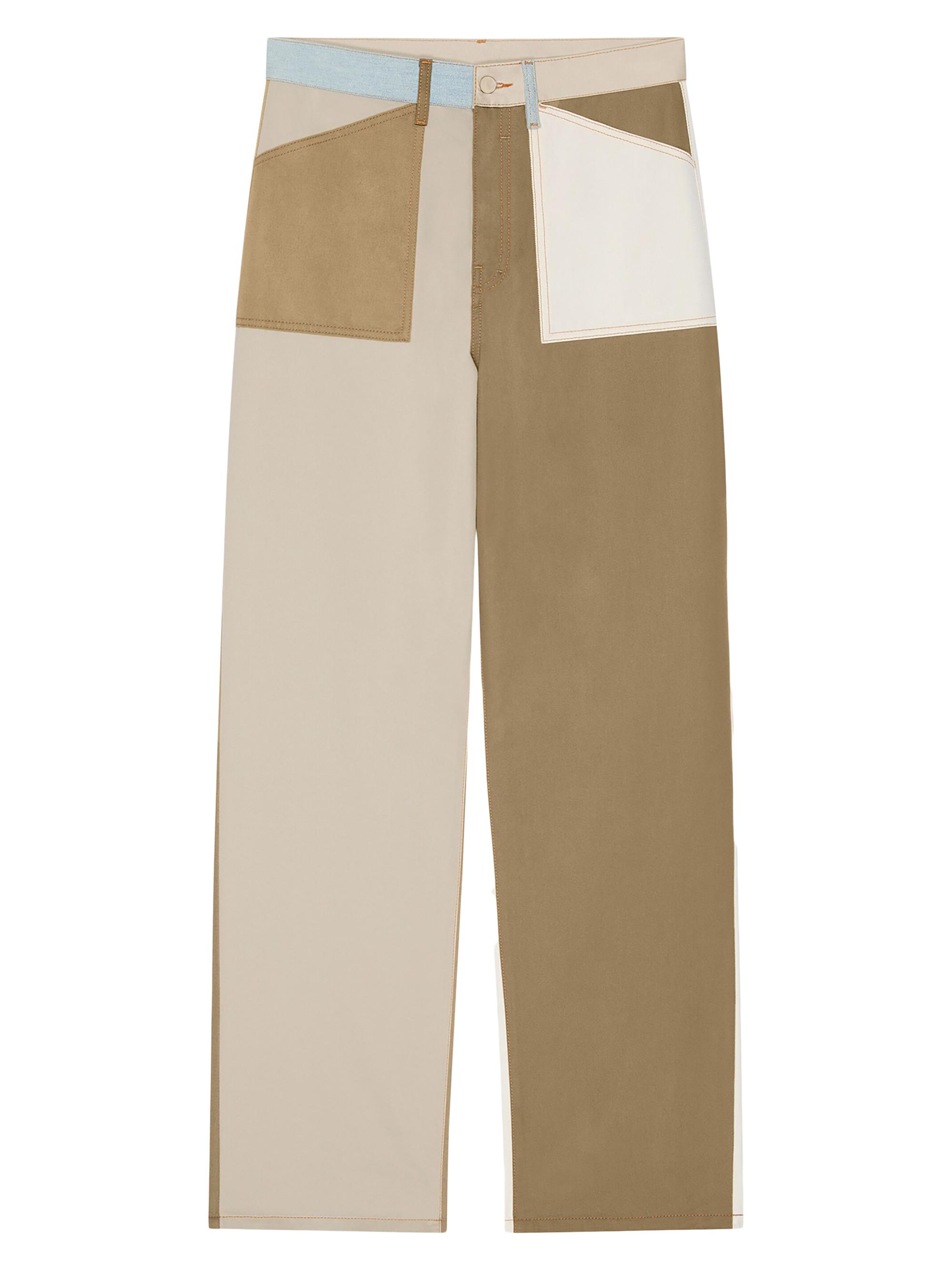 Givenchy Men's Patchwork Jeans in Upcycled Denim - Multicolored