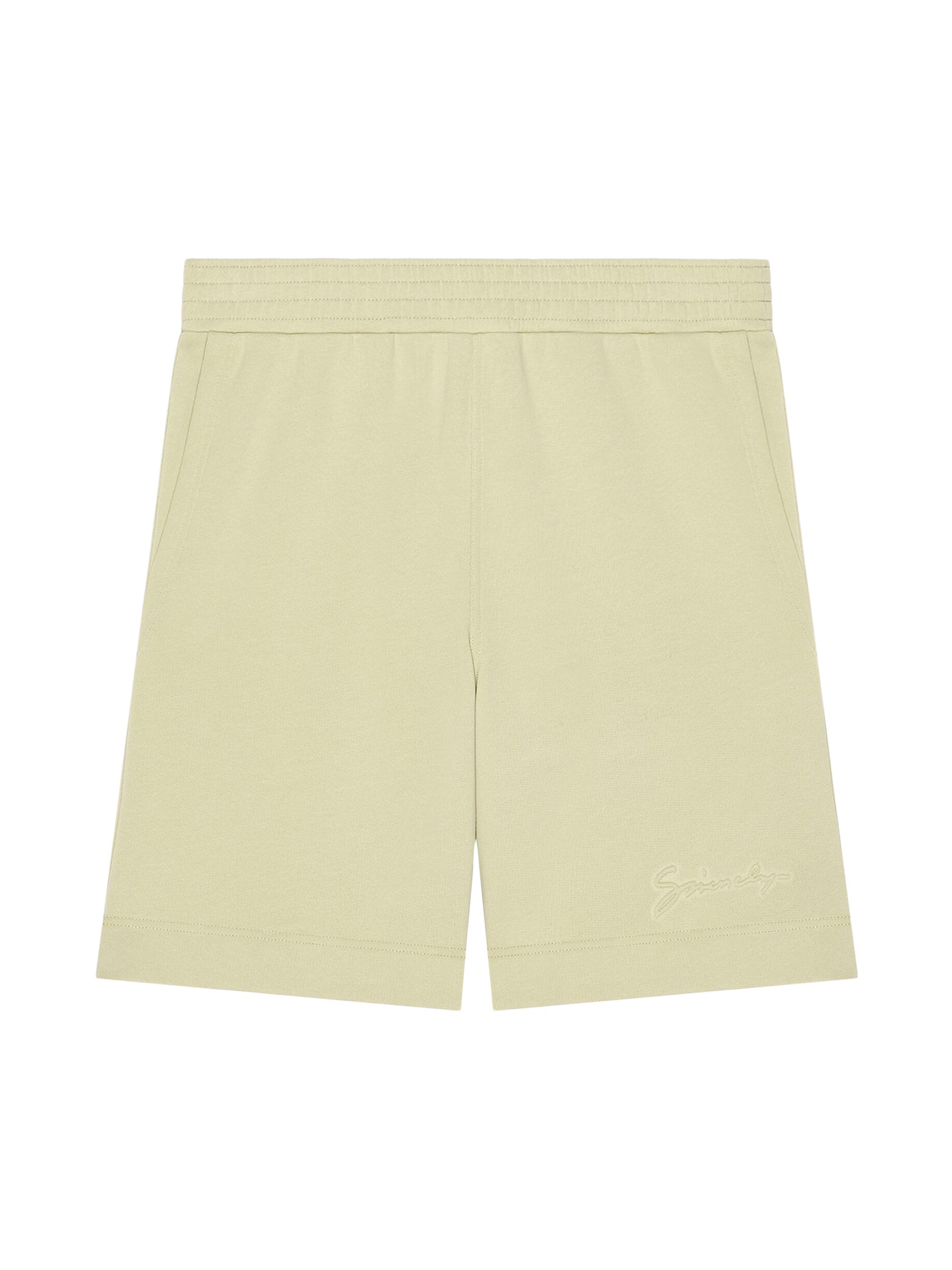 Givenchy Men's Bermuda Shorts in Fleece - Salvia