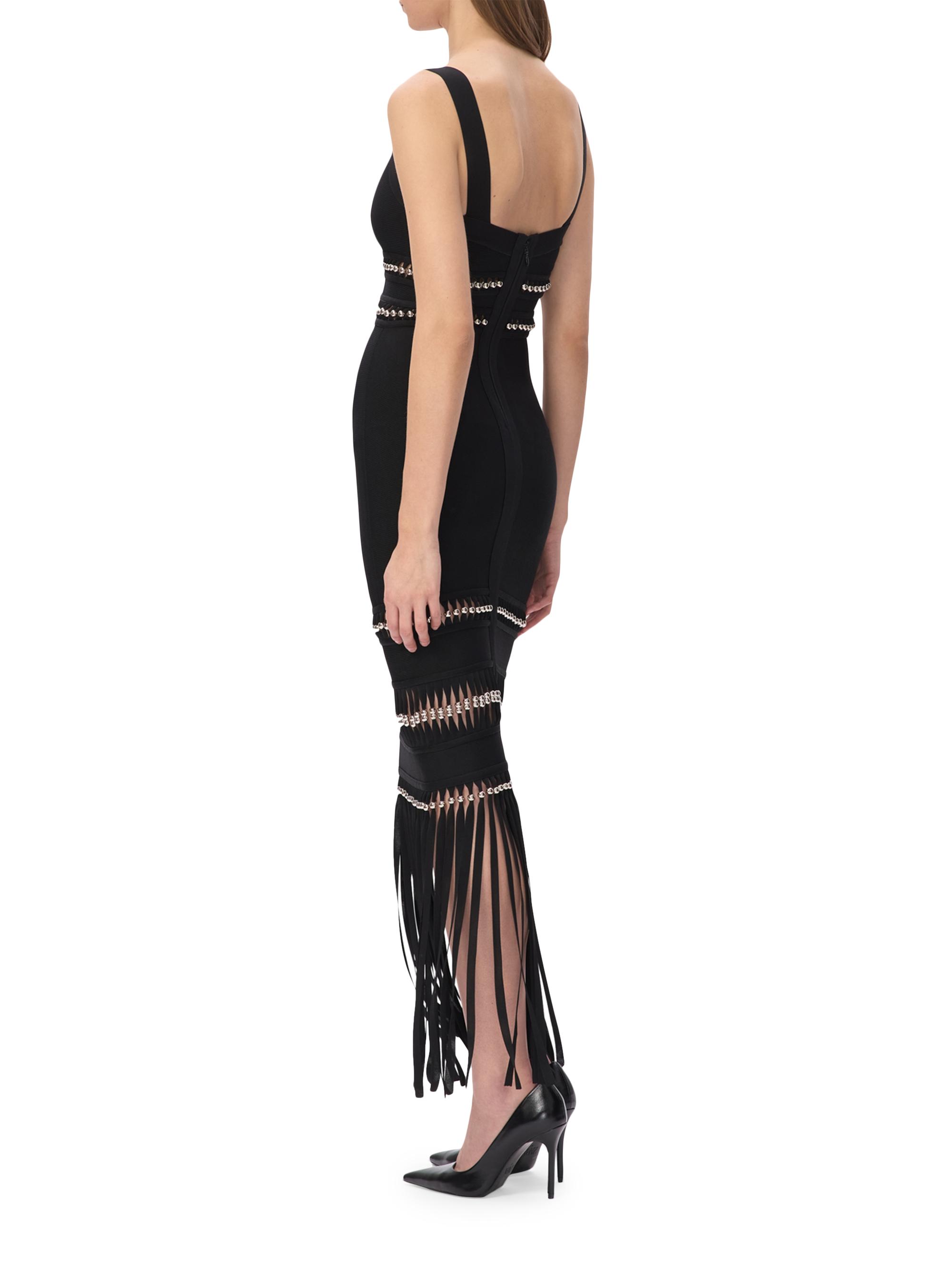 Hervé Léger The Ines Bead-Embellished Fringed Gown | Saks Fifth Avenue