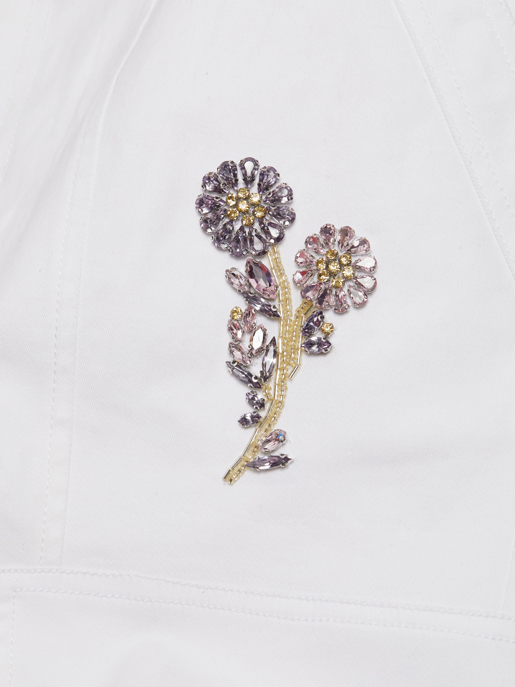 Cinq à Sept Zola Crystal Floral-Embellished Cargo Pants | Saks