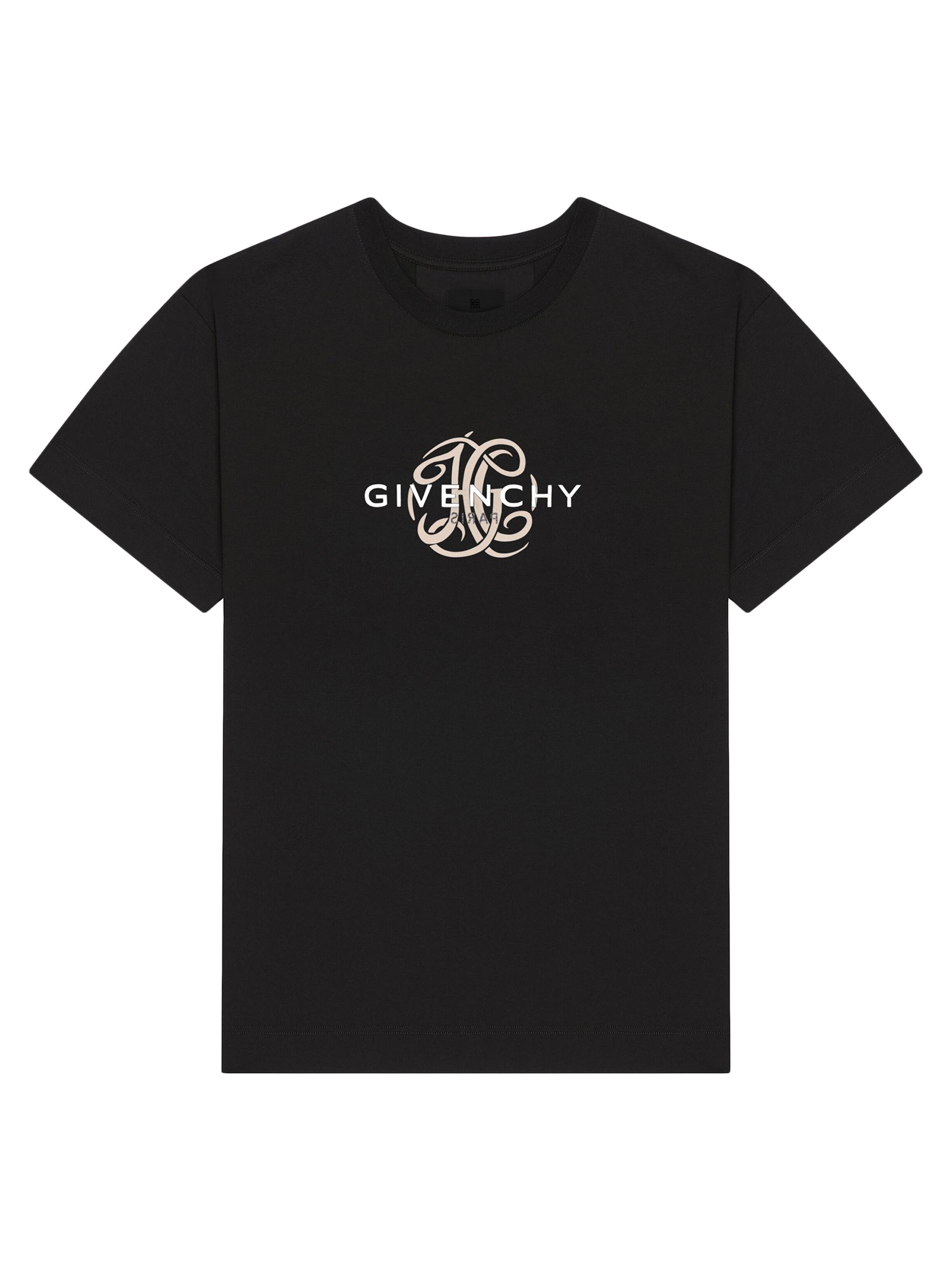 GIVENCHY ブラック　Tシャツ Sサイズ　タグ有り GIVENCHY (ジバンシィ) ダメージロゴプリント クルーネック 半袖 T