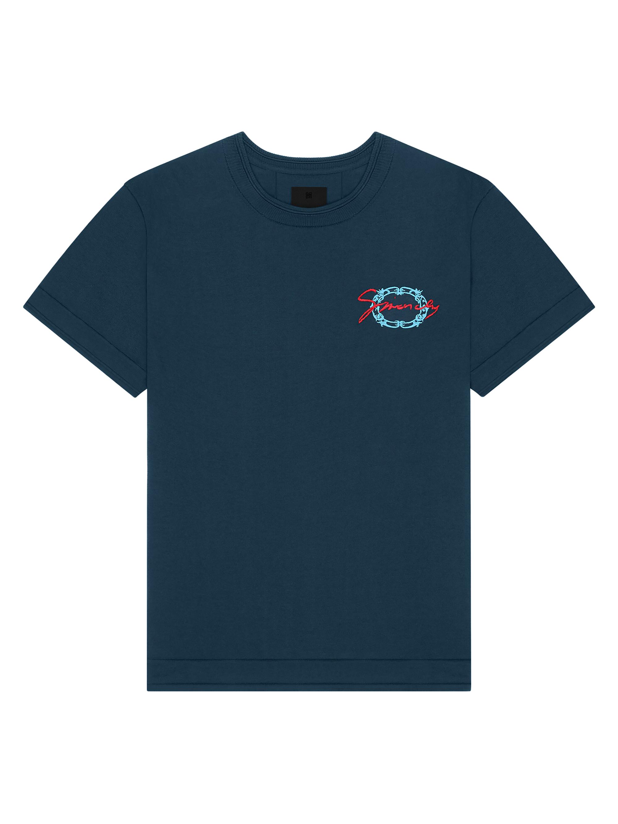 Givenchy Slim Fit T-Shirt In Cotton With Dragon Print | Saks Fifth