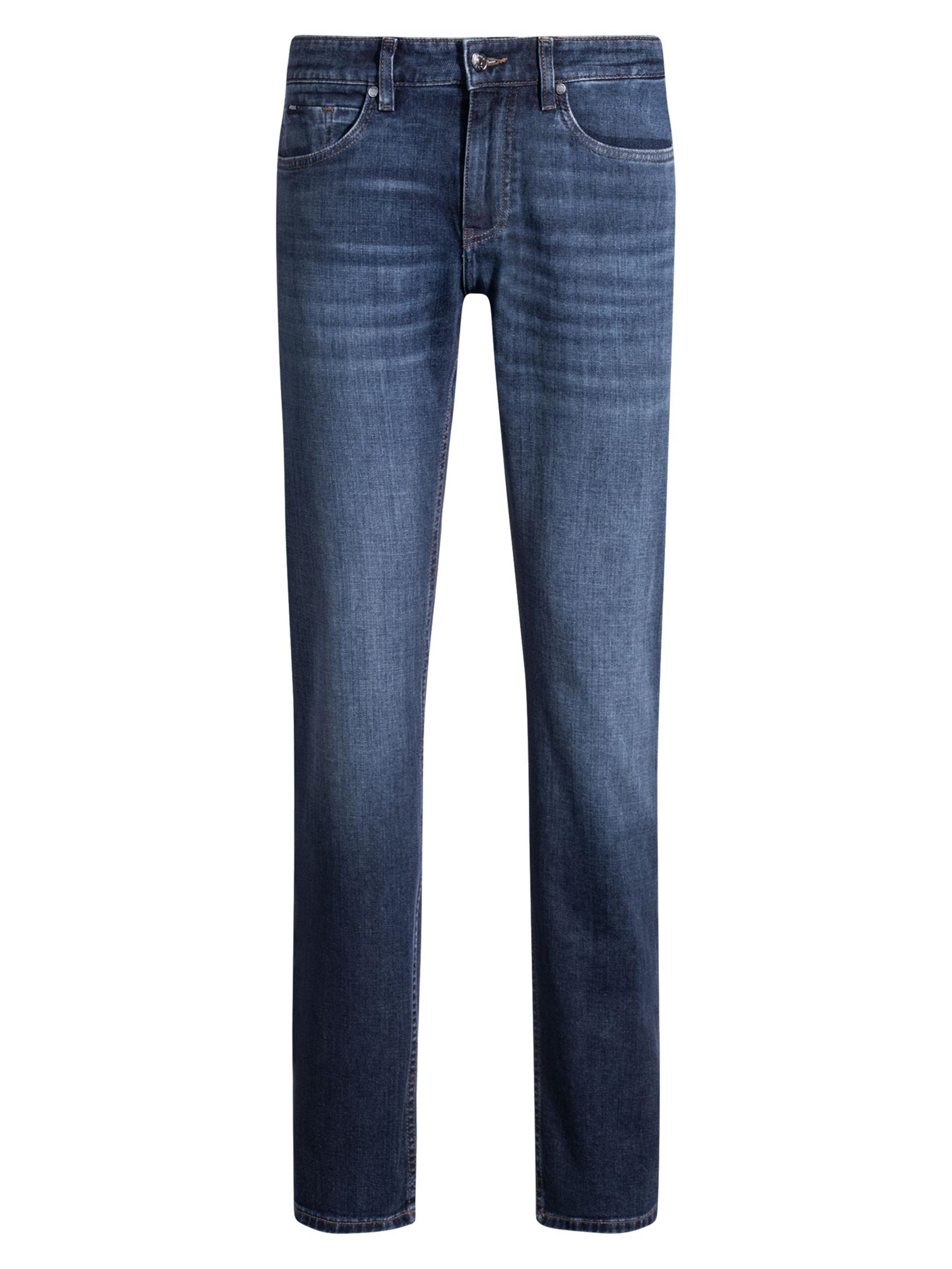 BOSS Men's Delaware Slim-Fit Jeans in Comfort-Stretch Denim - Blue