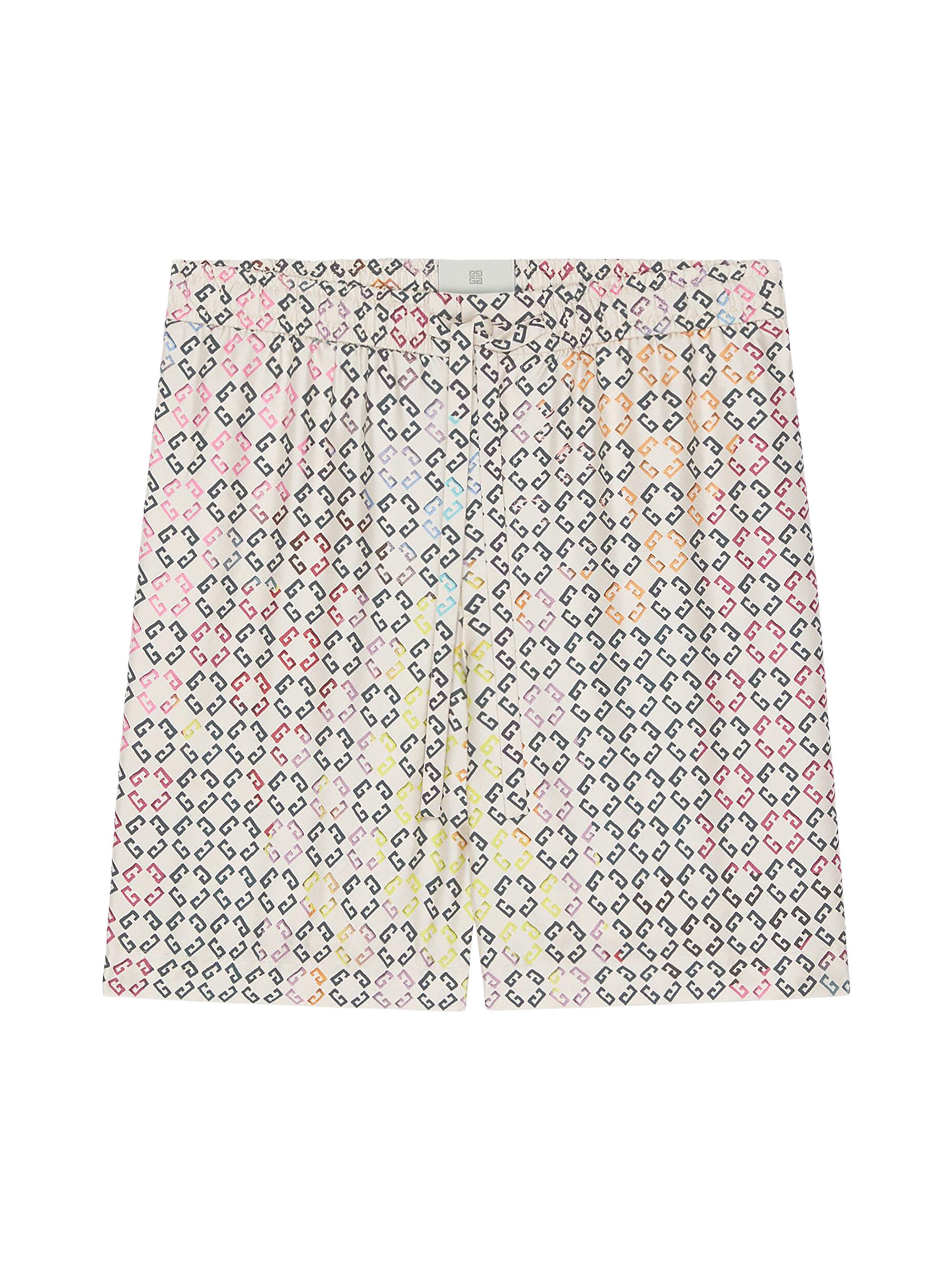 Givenchy Men's Pyjamas Shorts in Monogram 72 Silk - Multicolored