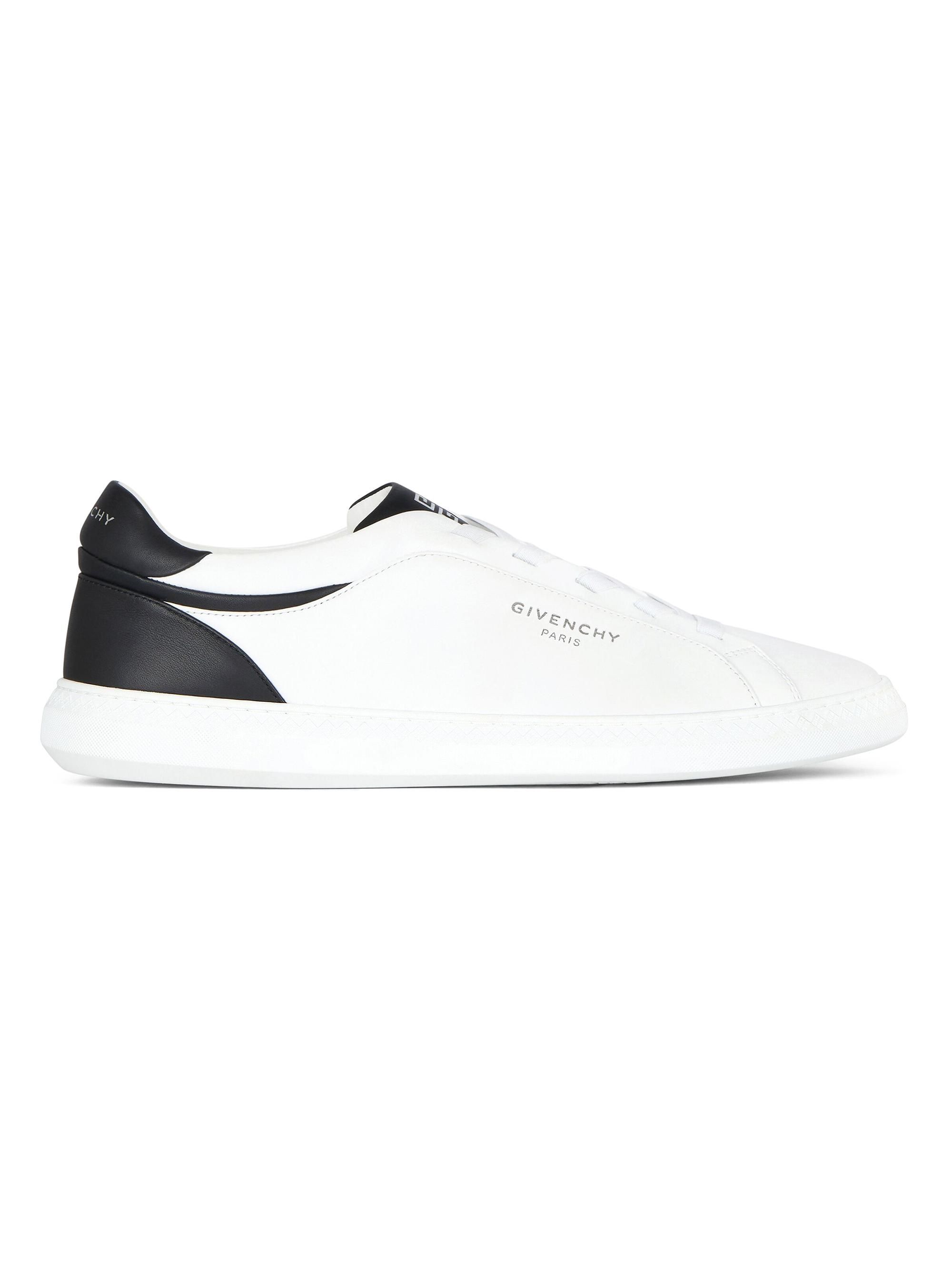 Givenchy Men's G Set Sneakers in Leather - White Black