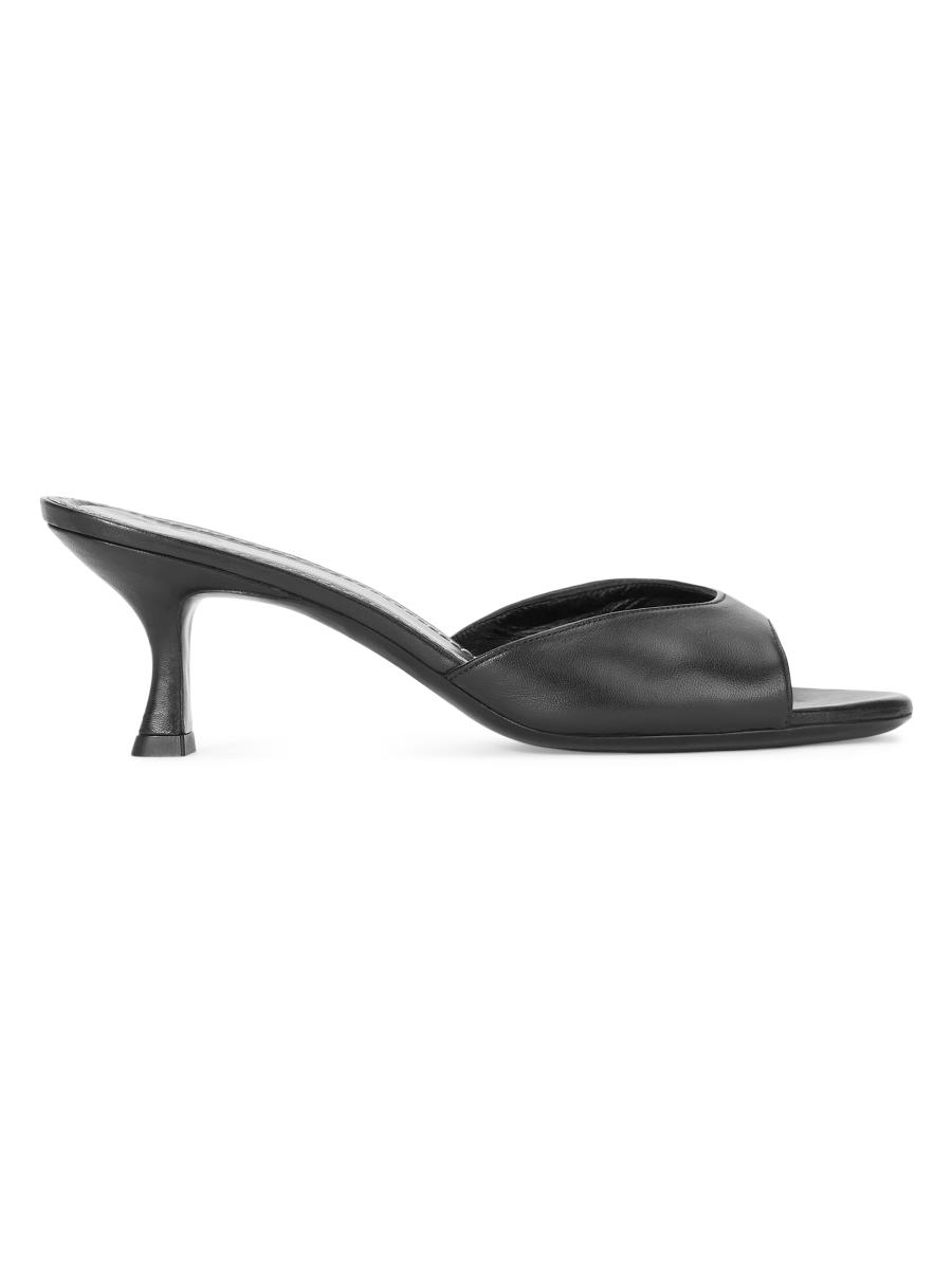 Staud Women's Brigitte 55mm Leather Mules In Black