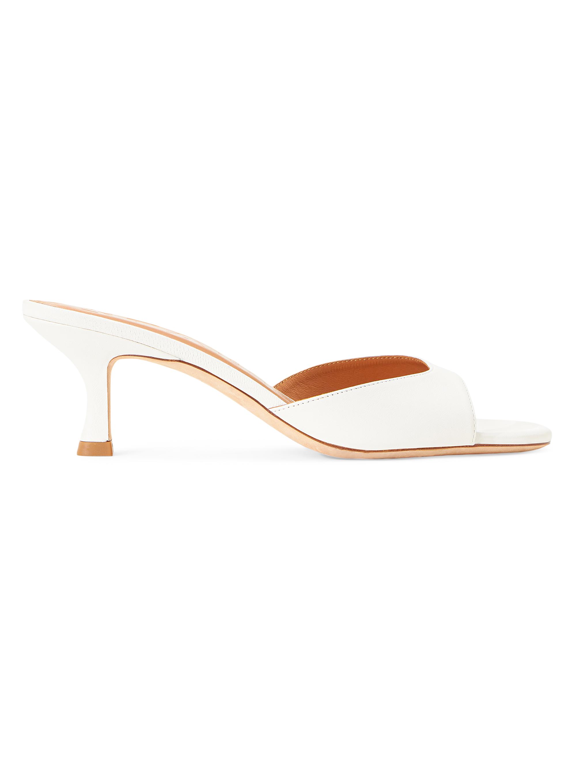 Staud Women's Brigitte 55MM Leather Mules - Paper