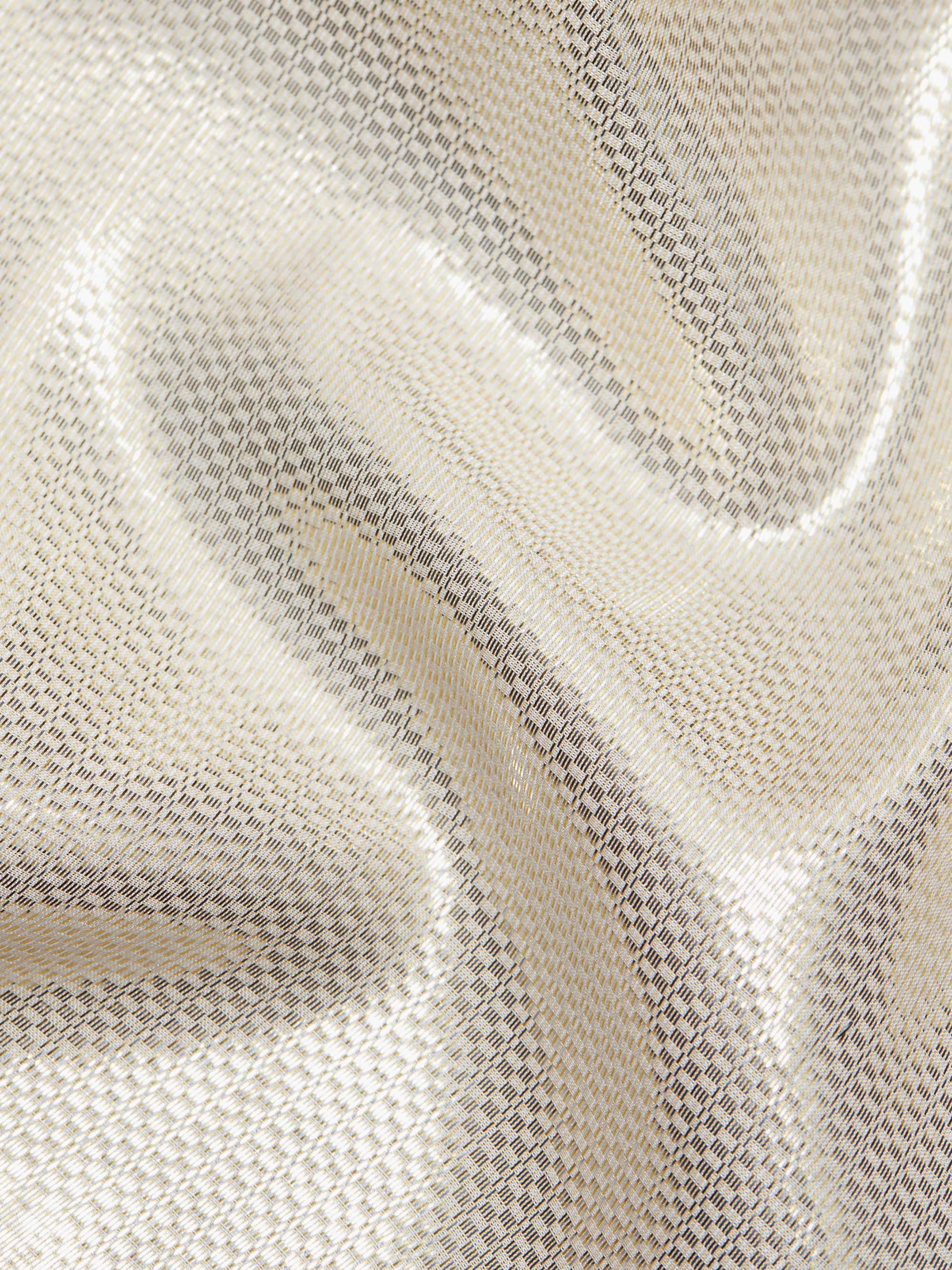 Ramy Brook Andi Metallic Lamé Shirtdress Gown | Saks Fifth Avenue