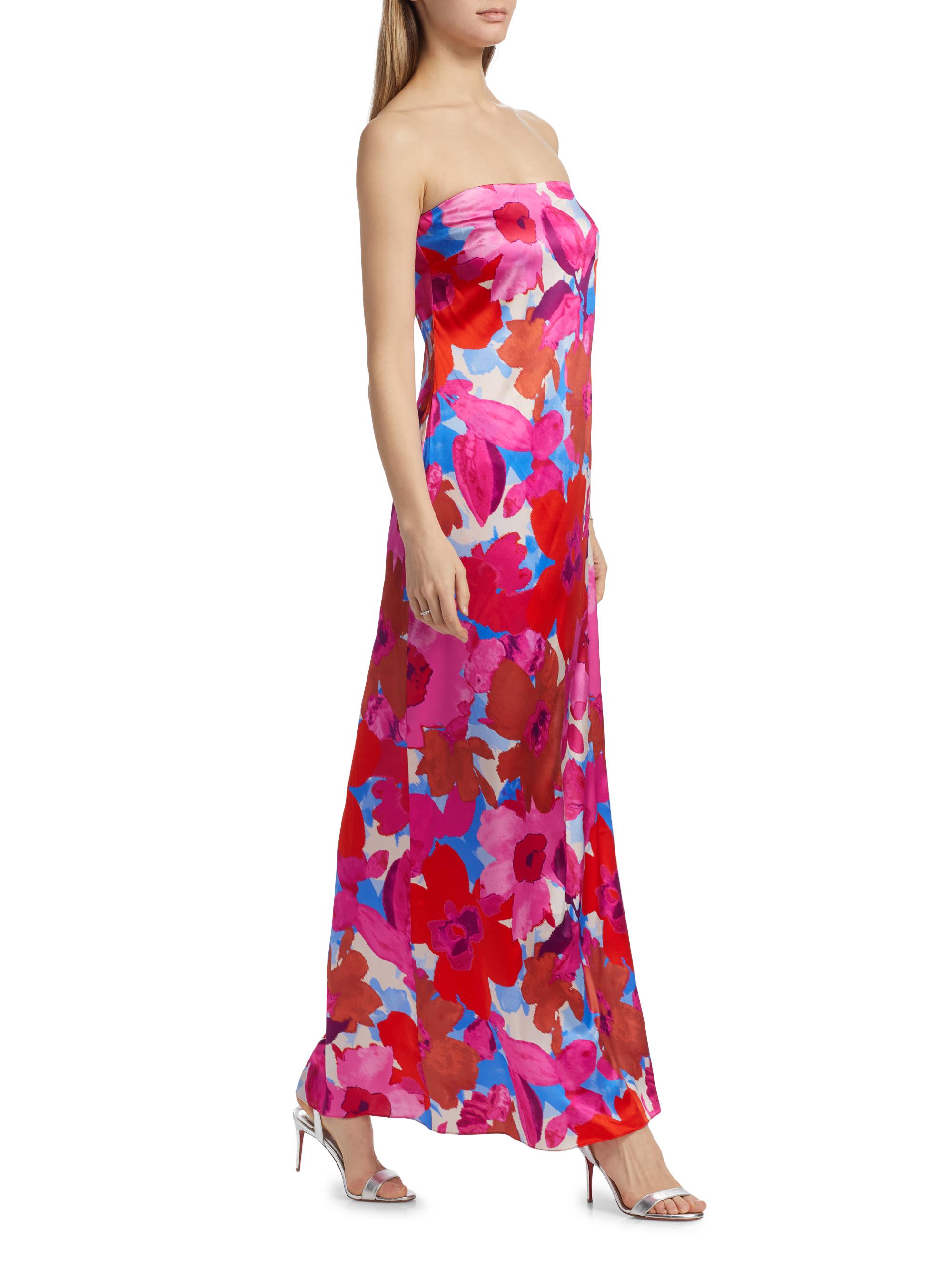 Ramy Brook Lyle Stretch Silk Floral Gown | Saks Fifth Avenue