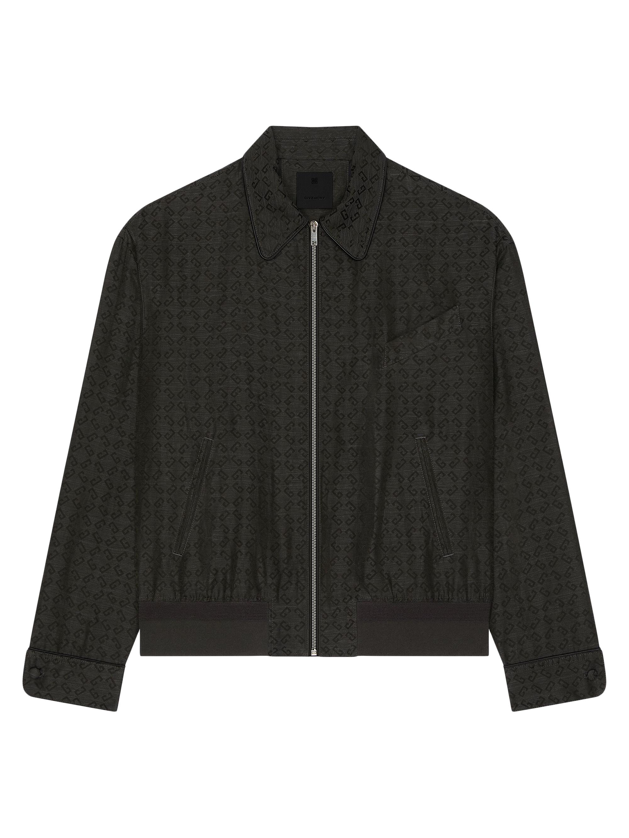 Givenchy Men's Jacket in Monogram 72 Jacquard - Dark Grey