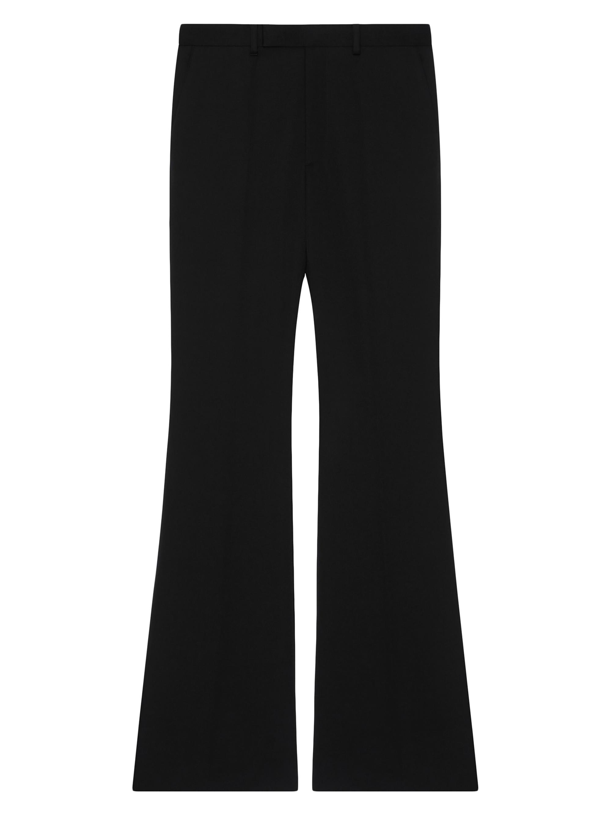 Givenchy Men's Flare Tailored Pants in Wool - Black