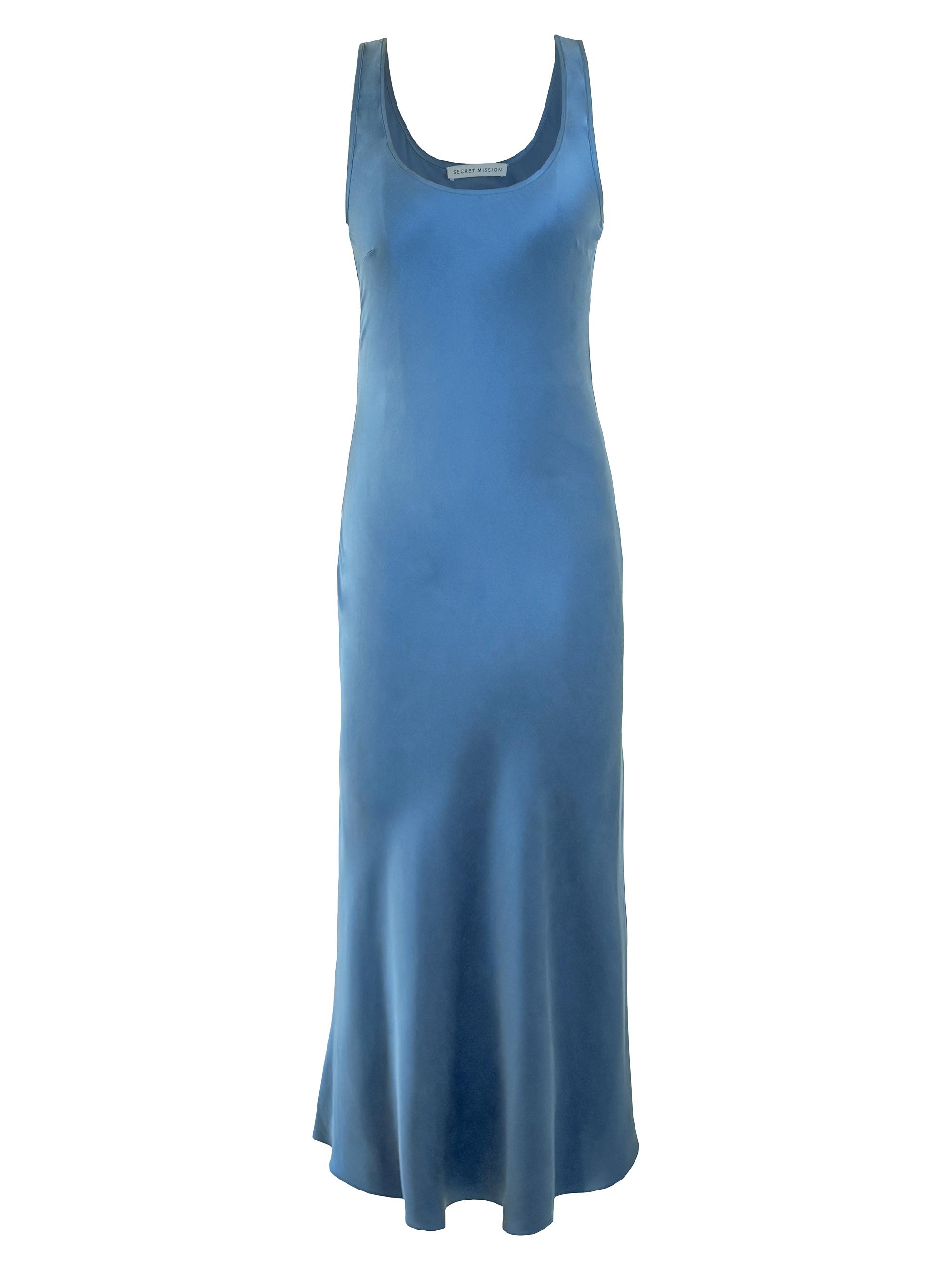 Secret Mission Women's Bridge Hampton Phillipa Silk Dress - French Blue