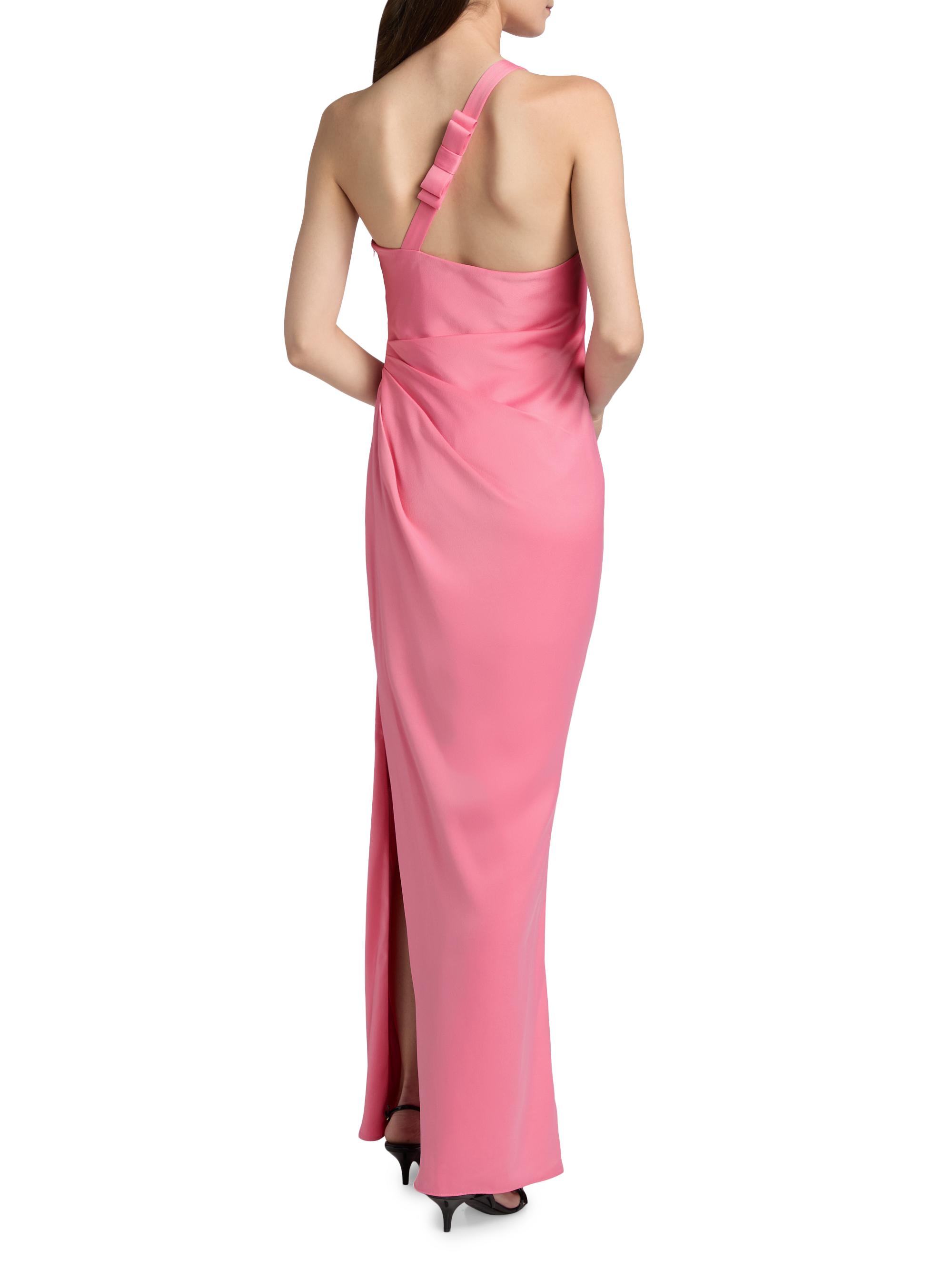 As It May Women's Alexis Crepe One-Shoulder Gown - Petal Pink - Size Small