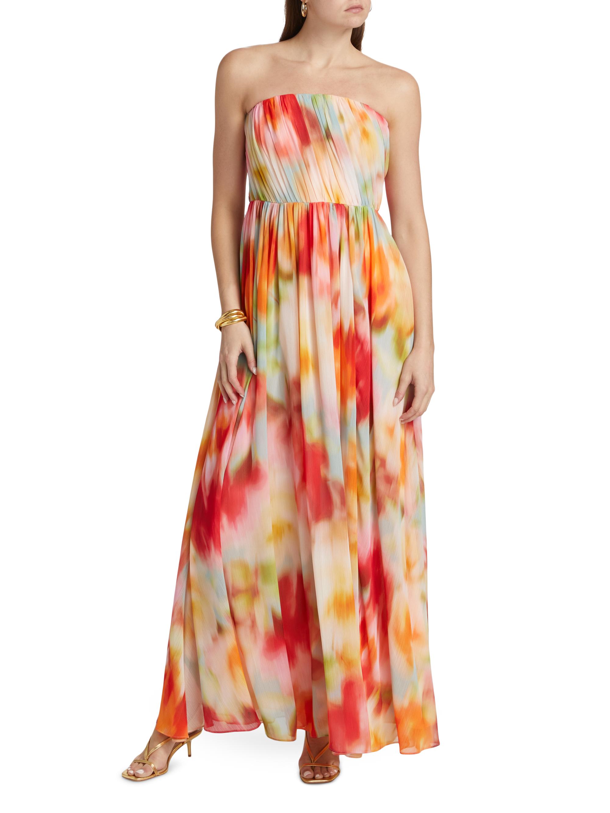 As It May Marlee Crinkle Chiffon Gown