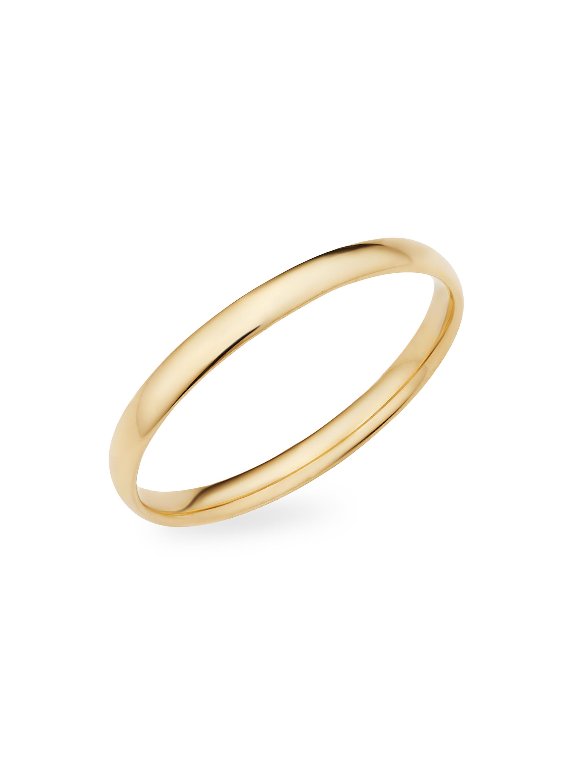 Oradina Women's 14K Yellow Gold Forever Band Stack Ring - Yellow Gold
