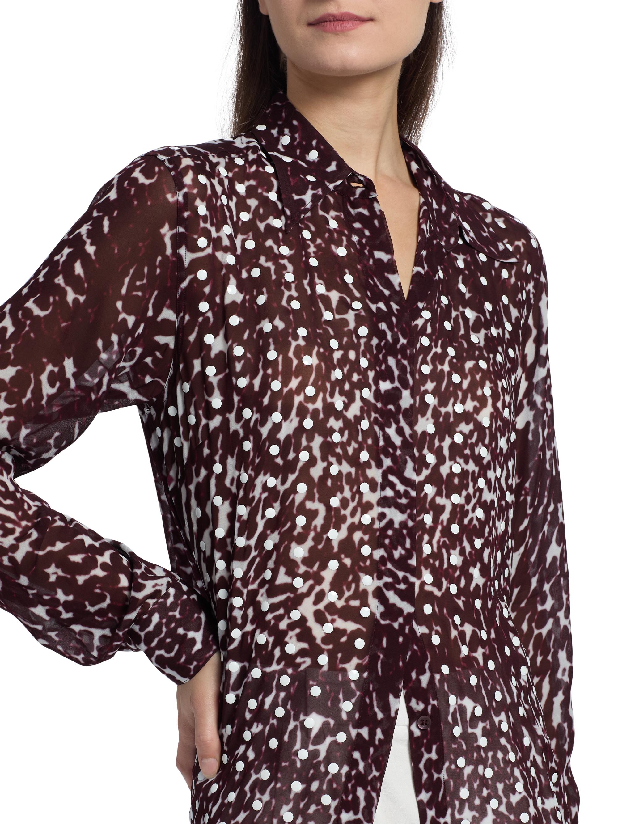 Dries Van Noten Chowy Dyed Print Blouse | Saks Fifth Avenue