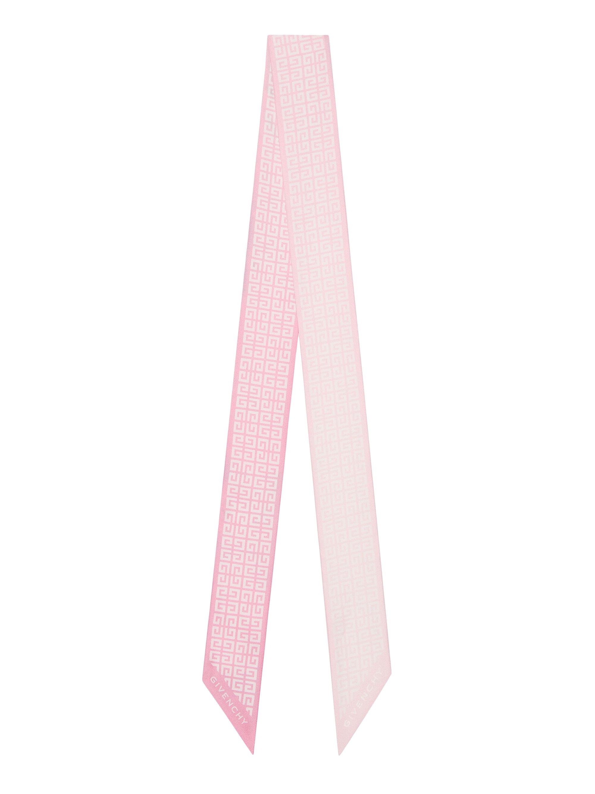 Givenchy Women's 4G Bandeau in Silk with Gradient Effect - Pink White