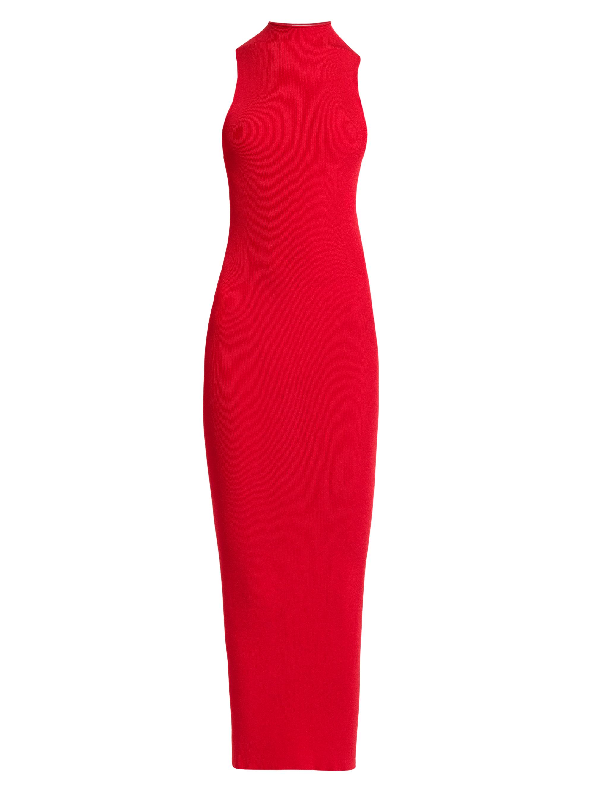 Armarium Women's Cosima Rib-Knit Maxi Dress - Red