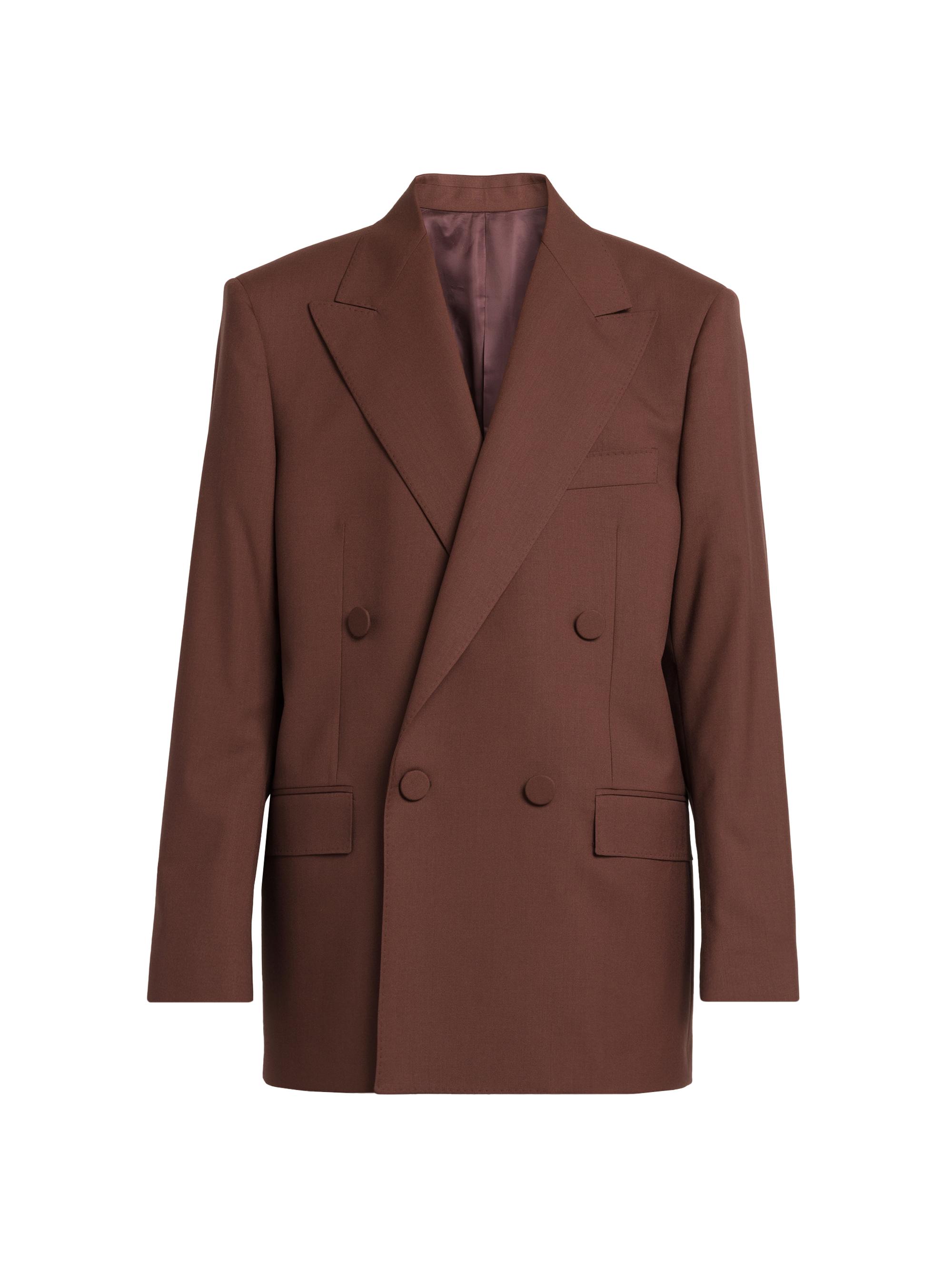 Brandon Maxwell Wool-Blend Double-Breasted Jacket | Saks Fifth Avenue