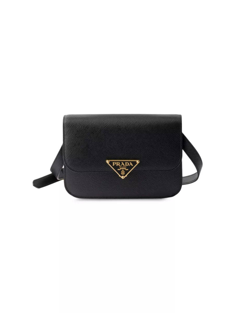 Shop Prada Saffiano Leather Flap Shoulder Bag | Saks Fifth Shop Prada Saffiano Leather Flap Shoulder Bag | Saks Fifth