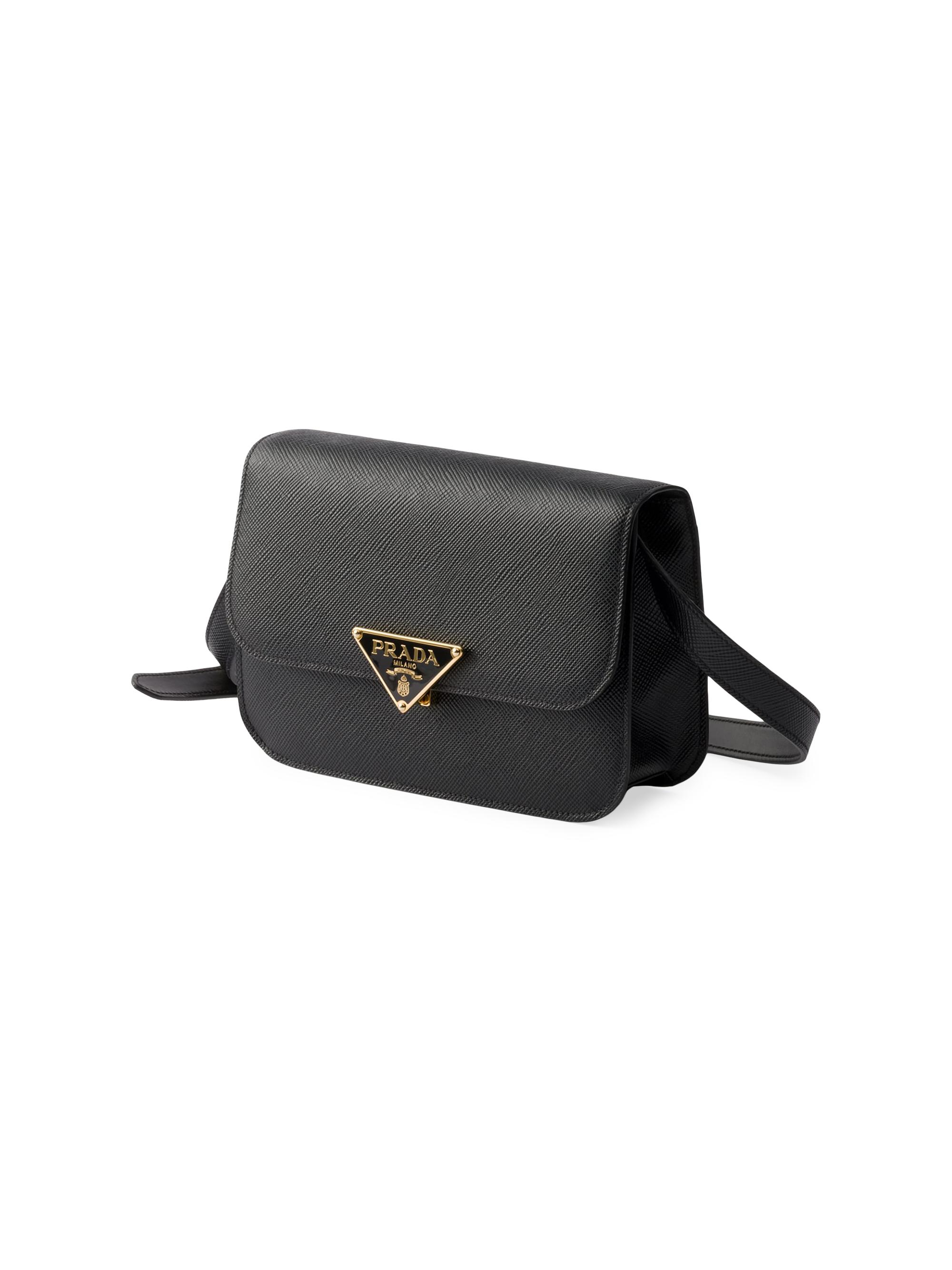 Prada Saffiano Leather Flap Shoulder Bag | Saks Fifth Avenue