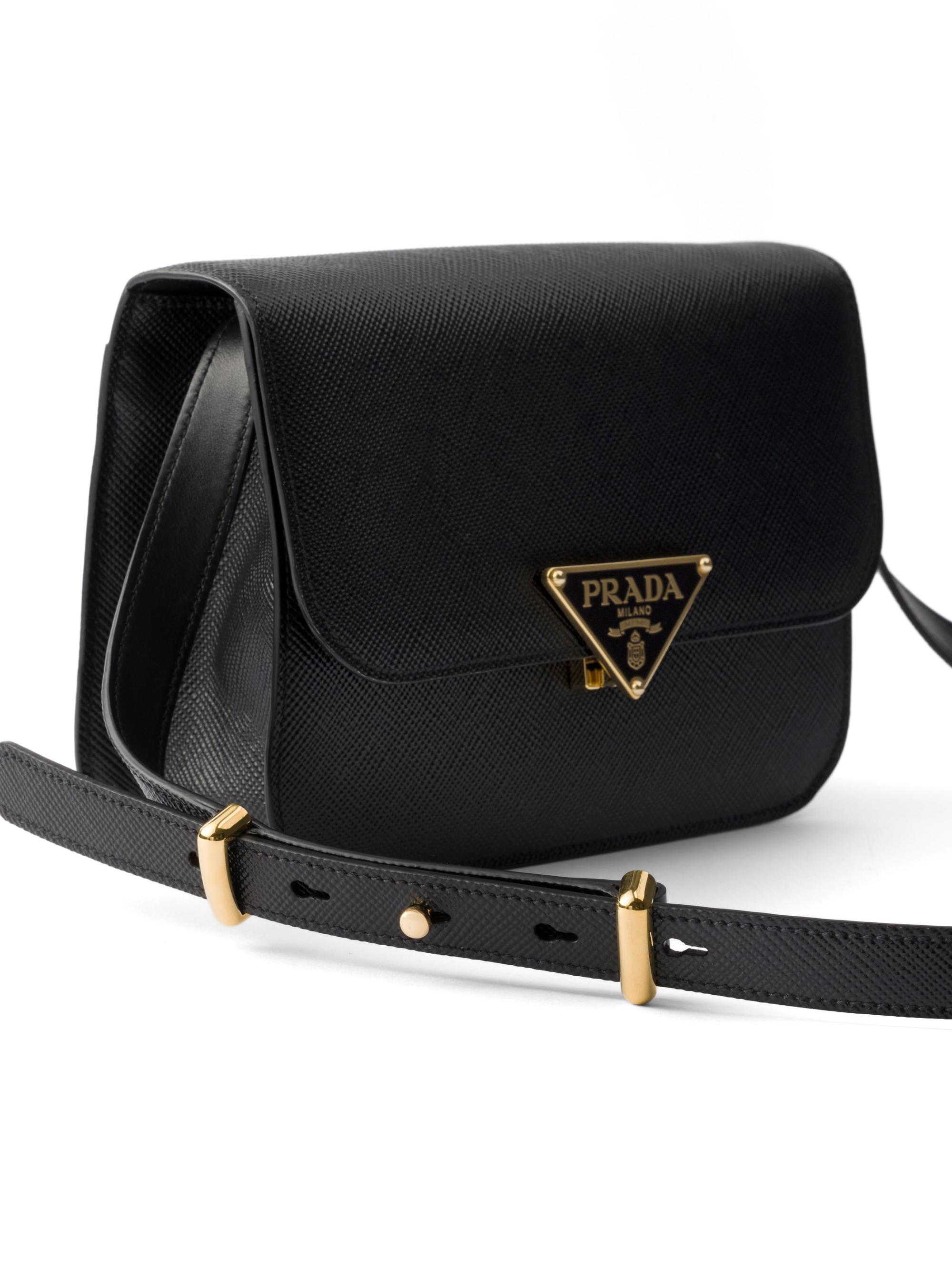 Prada Saffiano Leather Flap Shoulder Bag | Saks Fifth Avenue