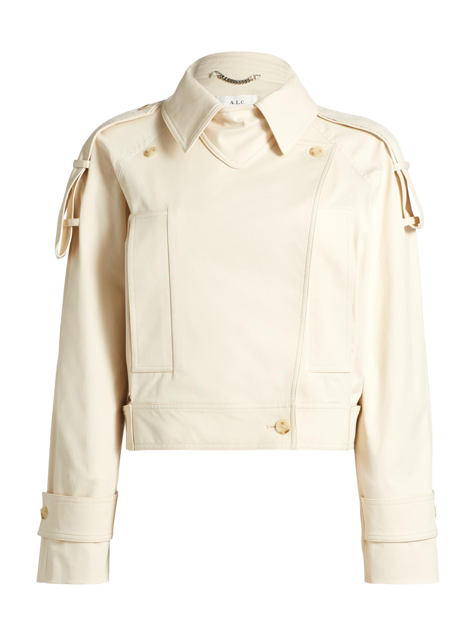 A.L.C. Women's Miles Boxy Trench Jacket - Light Limestone
