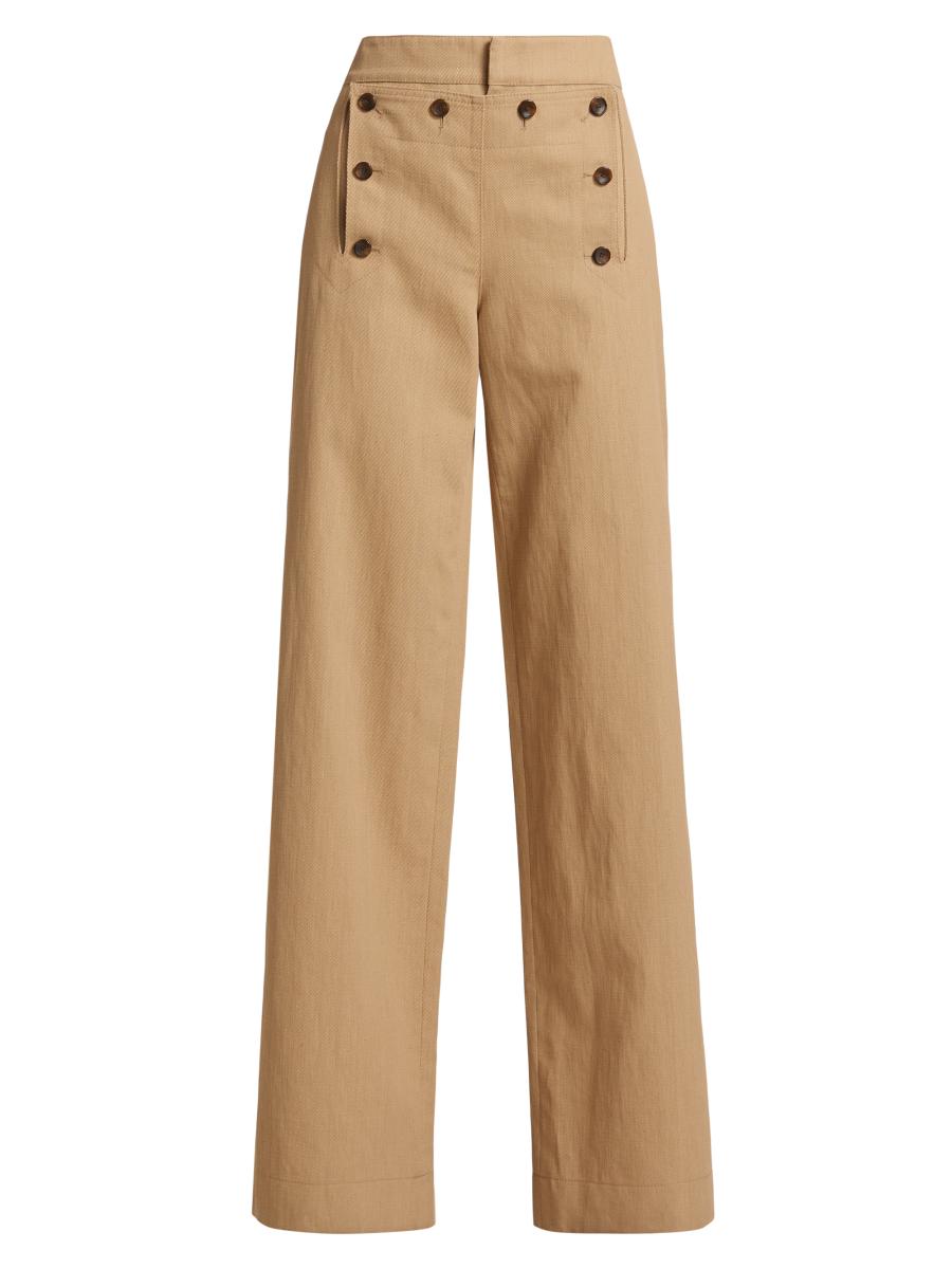 A.L.C. Lucas Button-Front-Panel Pants | Saks Fifth Avenue