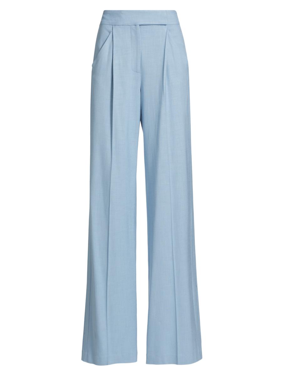【DEARMINE】Rooney Banding Wide Slacks Veronica Beard - Heyser Persimmon Wide-Leg Pant | Mitchell
