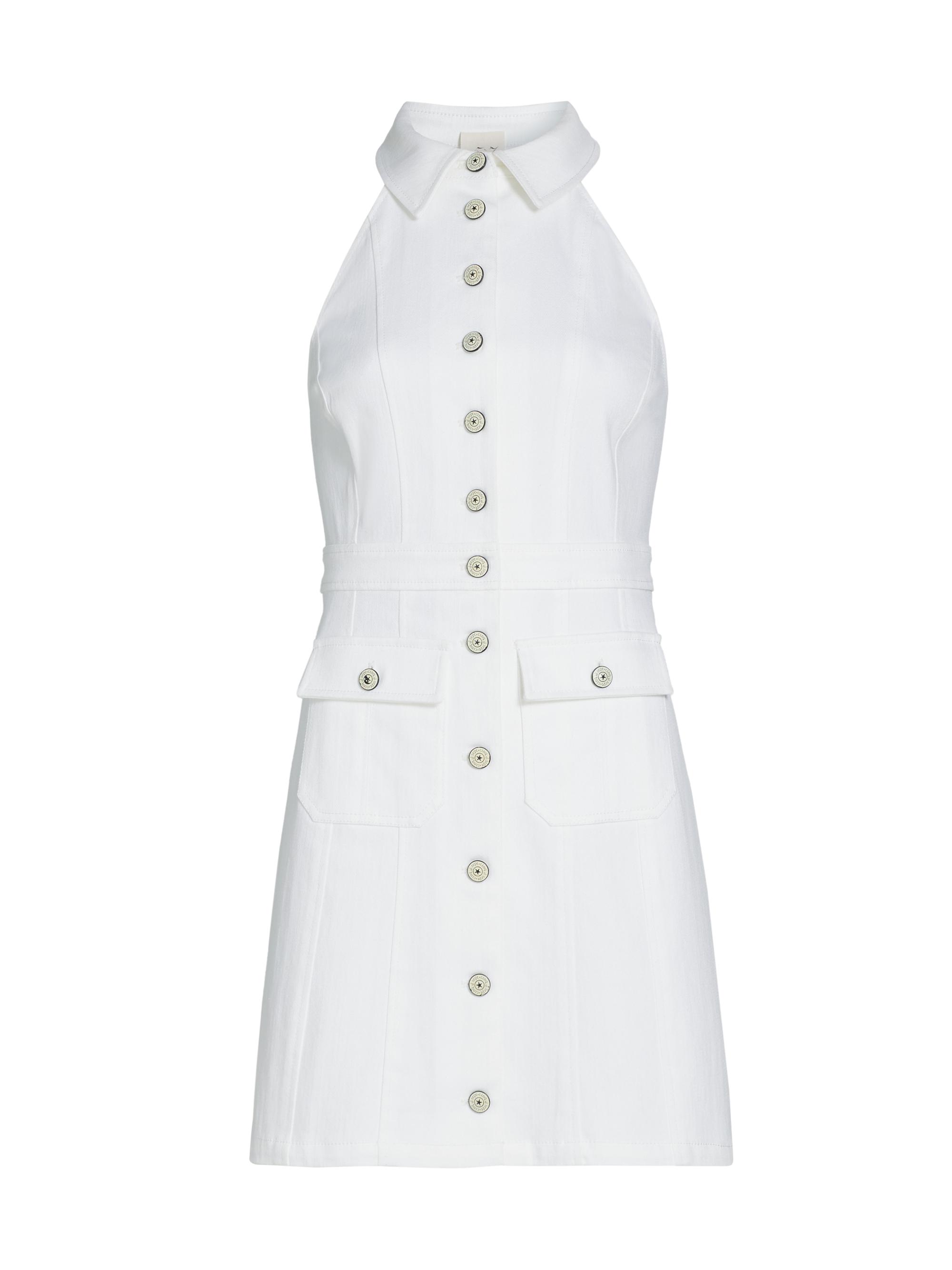 Cinq à Sept Women's Lillian Cotton-Blend Sleeveless Minidress - White