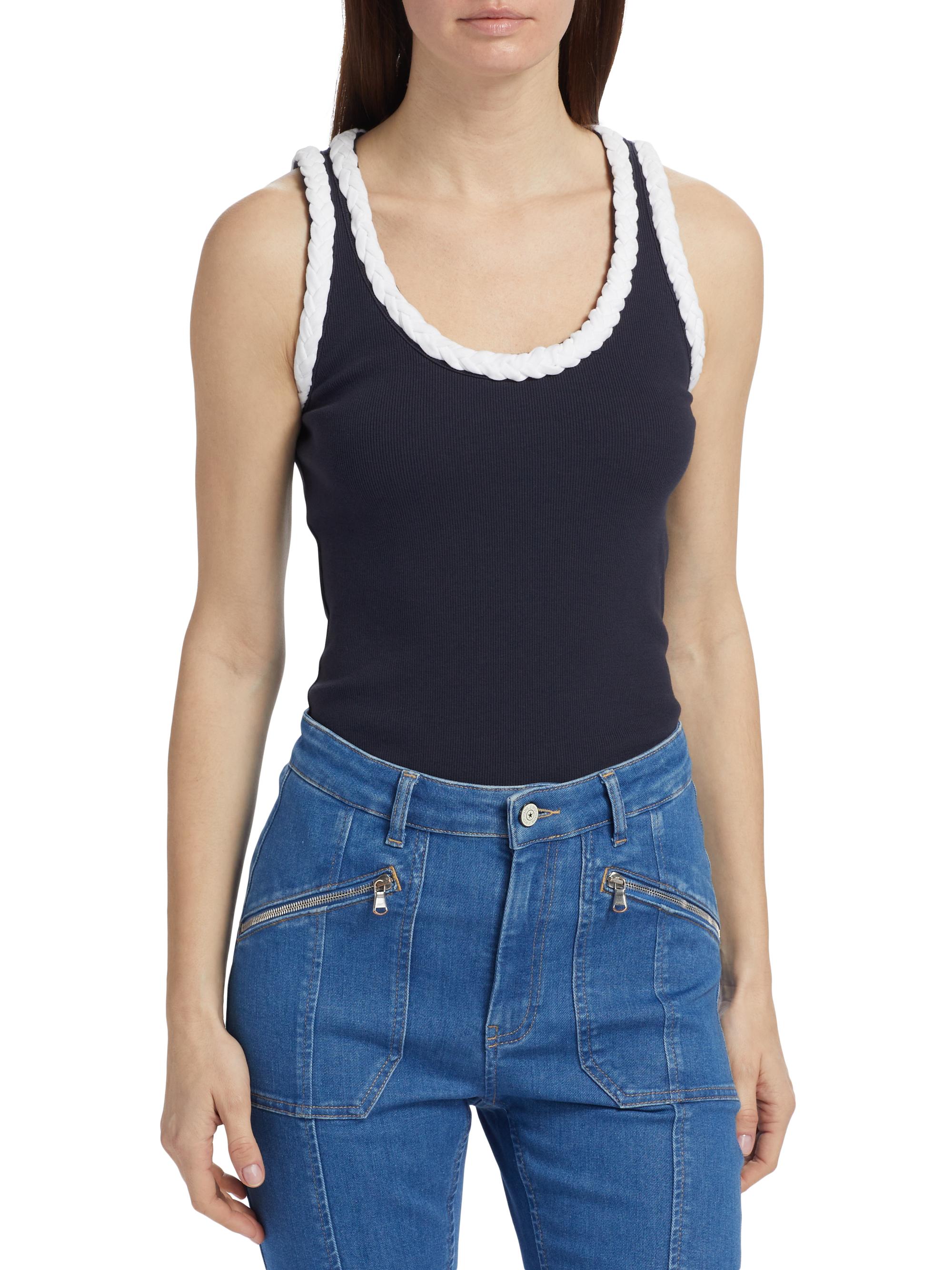 Cinq à Sept Braided Tank Top | Saks Fifth Avenue