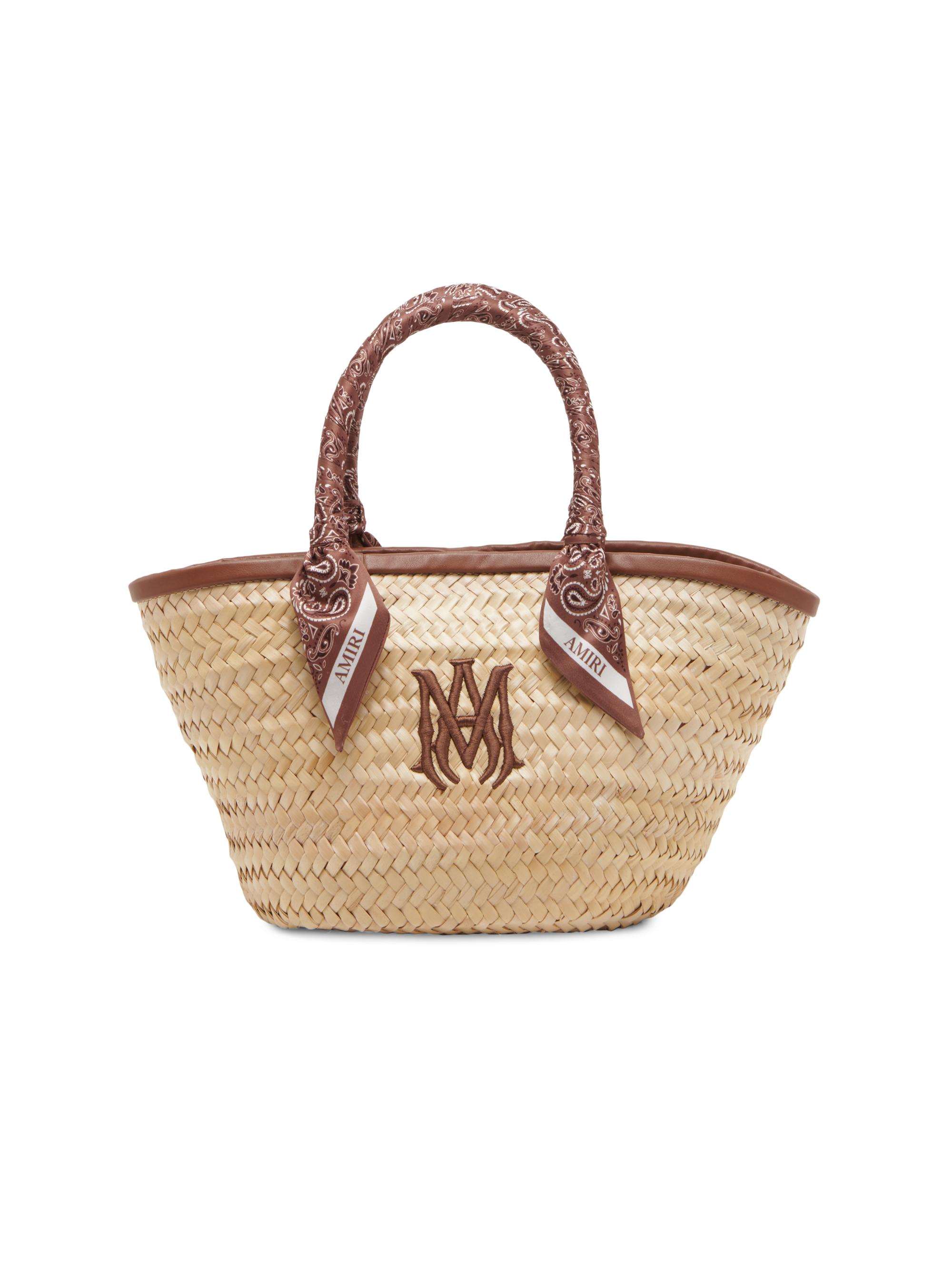 Amiri Women's Raffia Micro Tote Bag - Brown