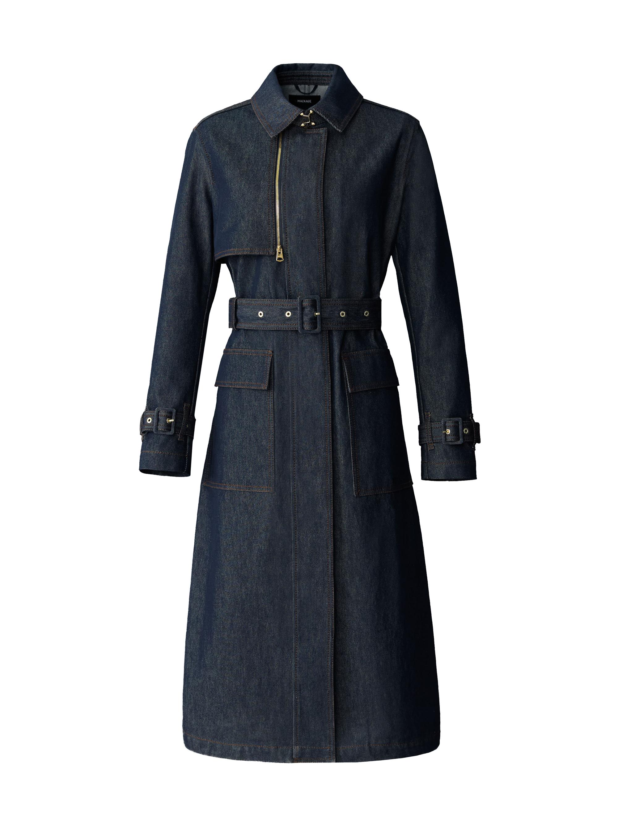 Nili Lotan Isabelle Tweed Belted Trench Coat | Saks Fifth Avenue