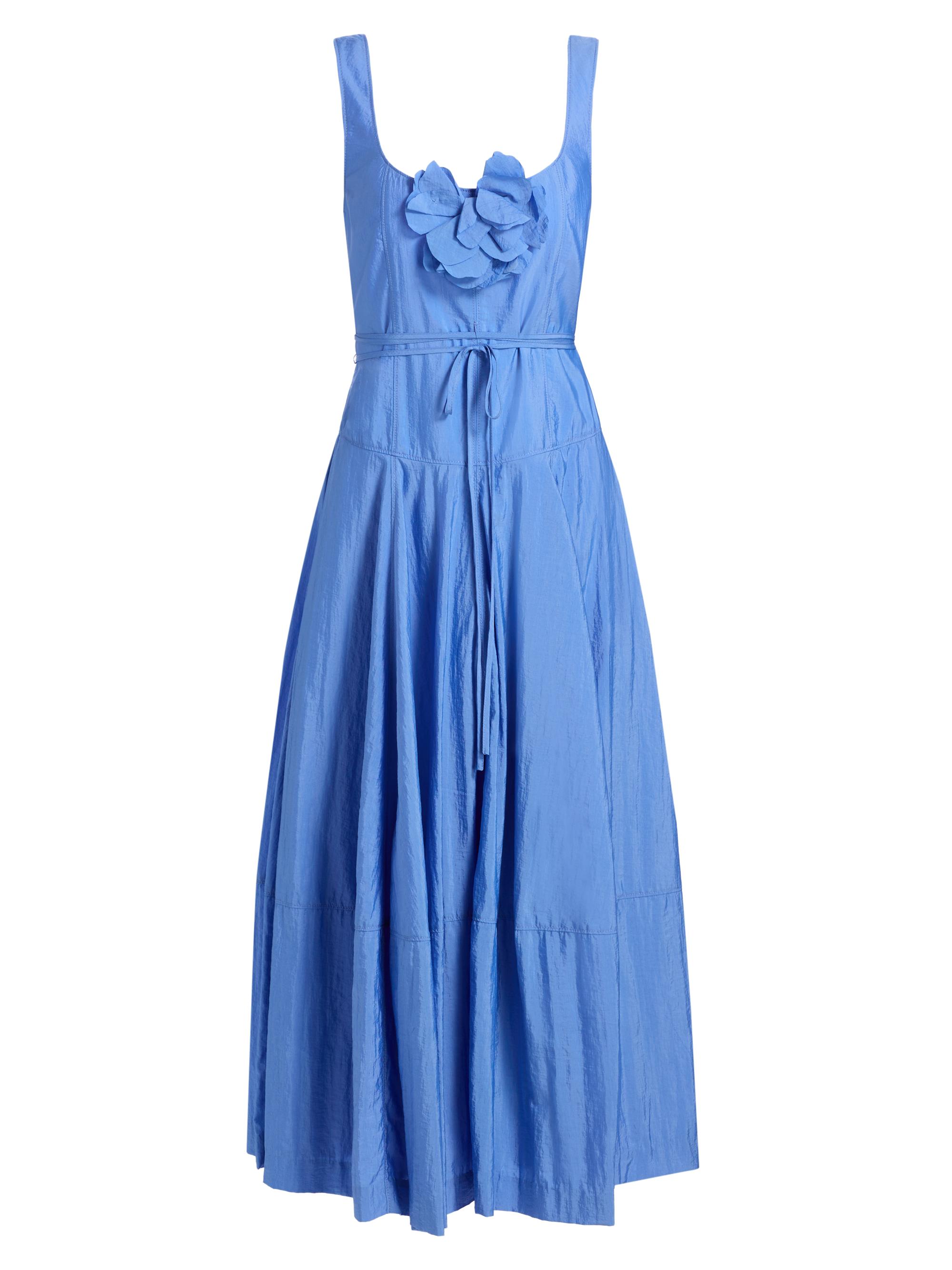 Cinq à Sept Women's Joisian Flower Midi-Dress - Ultramarine