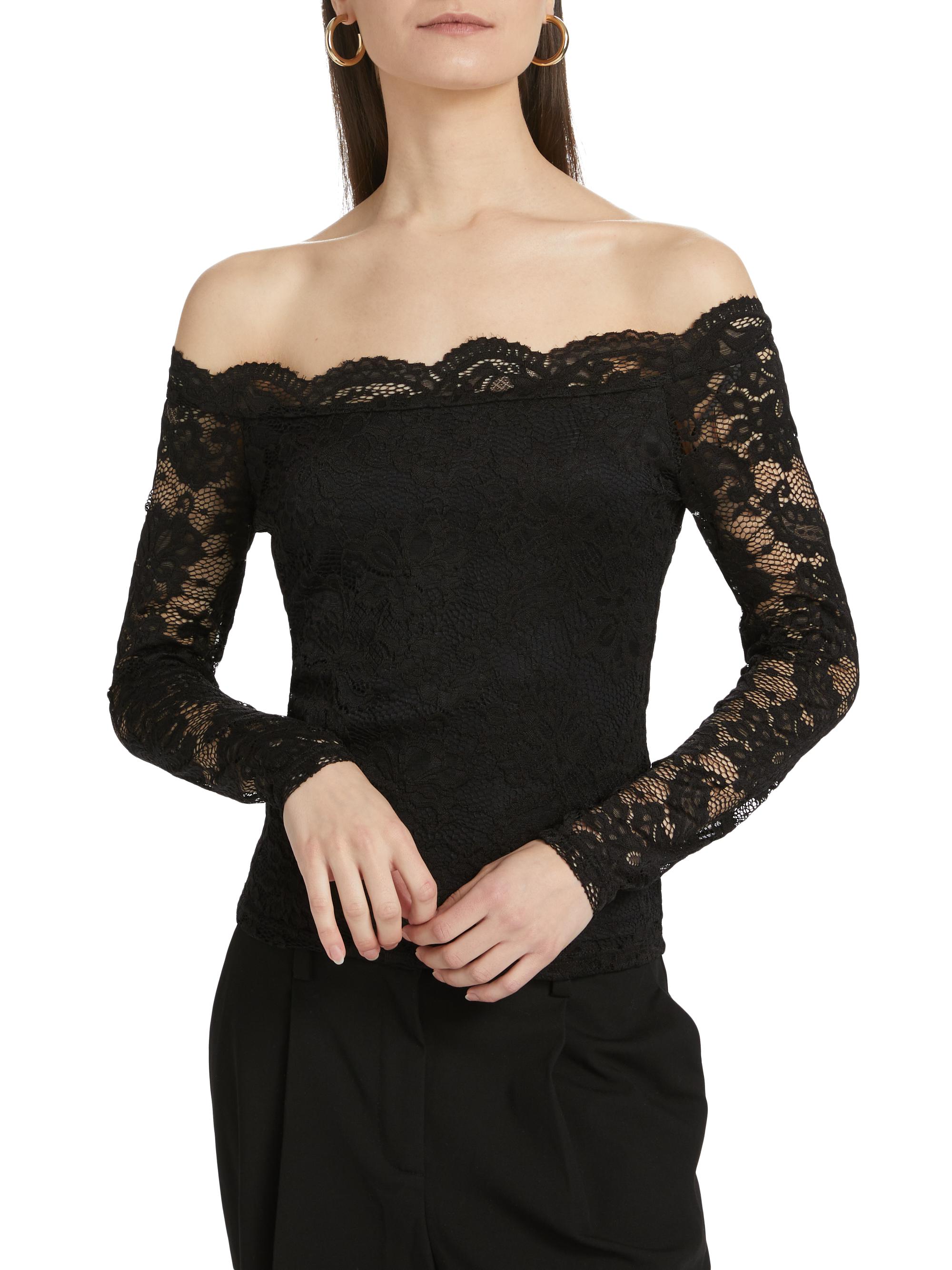 If Only Studio Lace Off-the-Shoulder Top | Saks Fifth Avenue