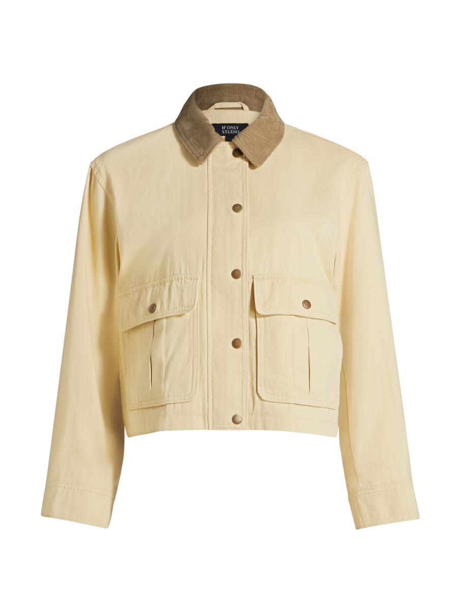 If Only Studio Women's Classic-cut Twill Jacket