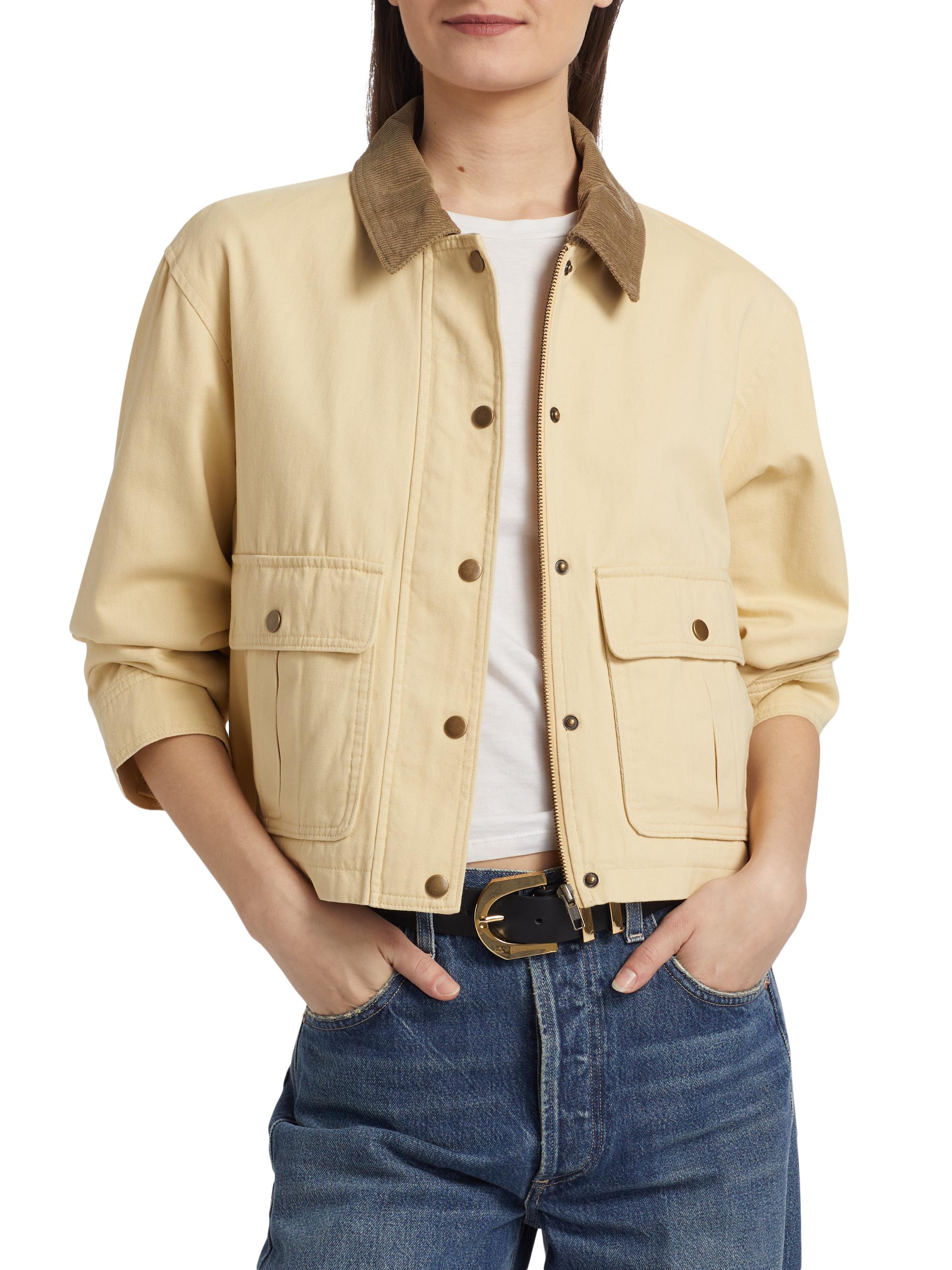 If Only Studio Classic-Cut Twill Jacket | Saks Fifth Avenue