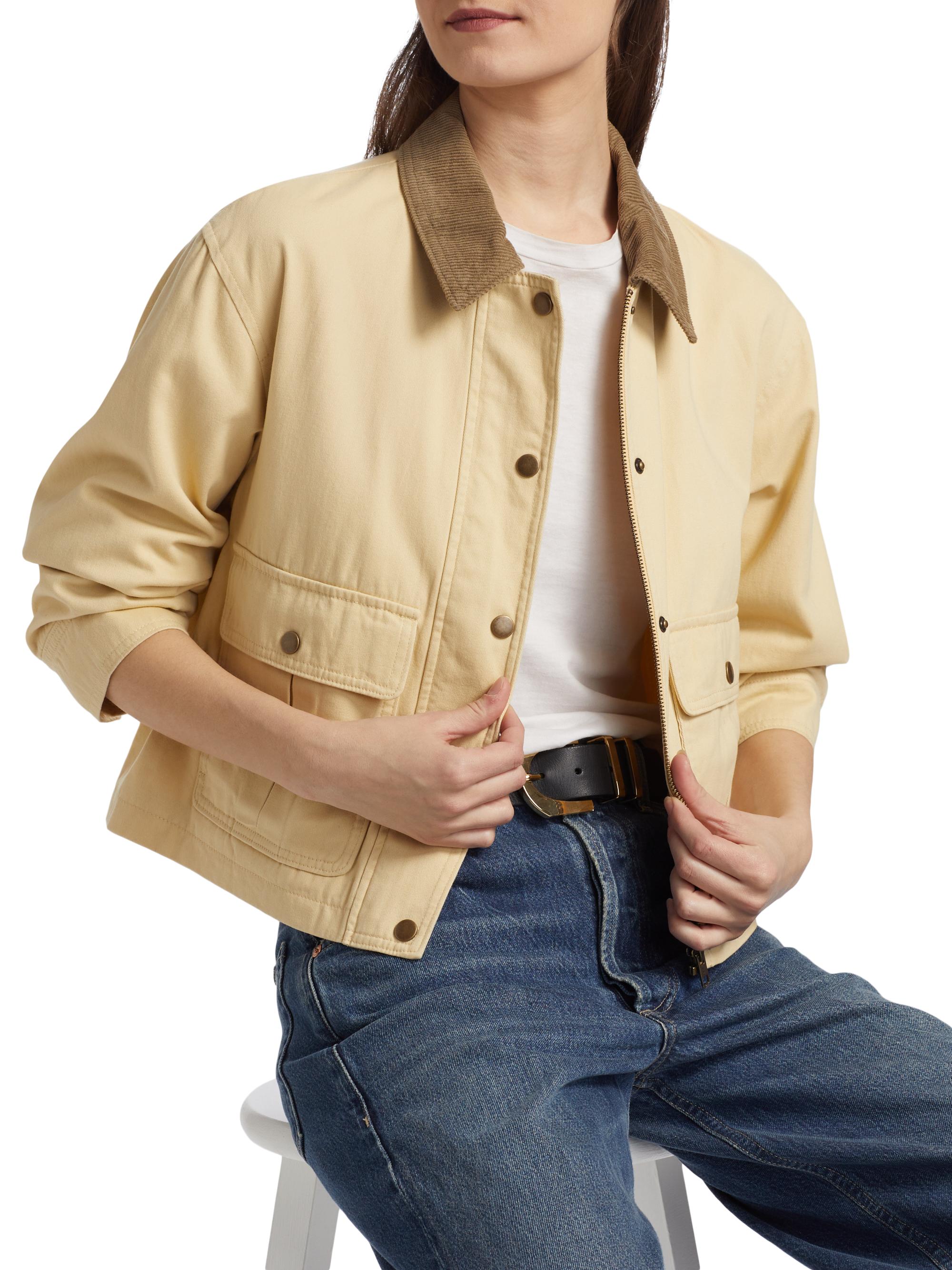 If Only Studio Classic-Cut Twill Jacket | Saks Fifth Avenue