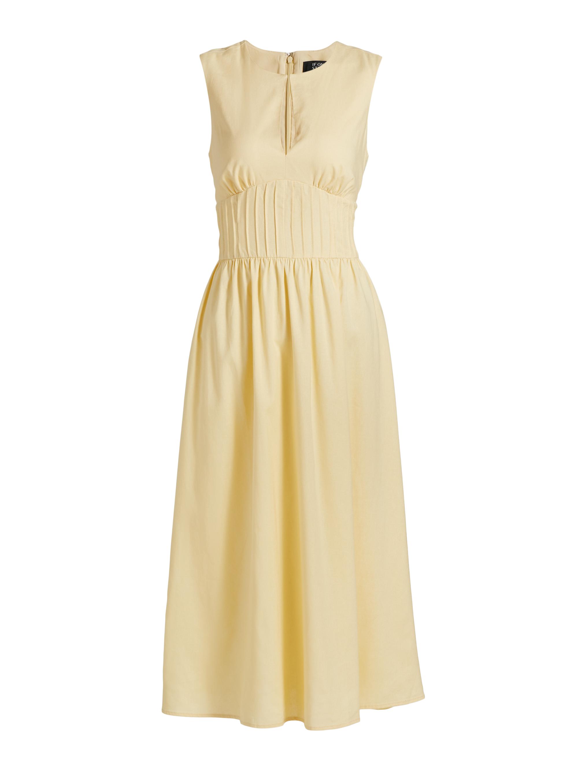 If Only Studio Pintuck Waist Midi-Dress | Saks Fifth Avenue