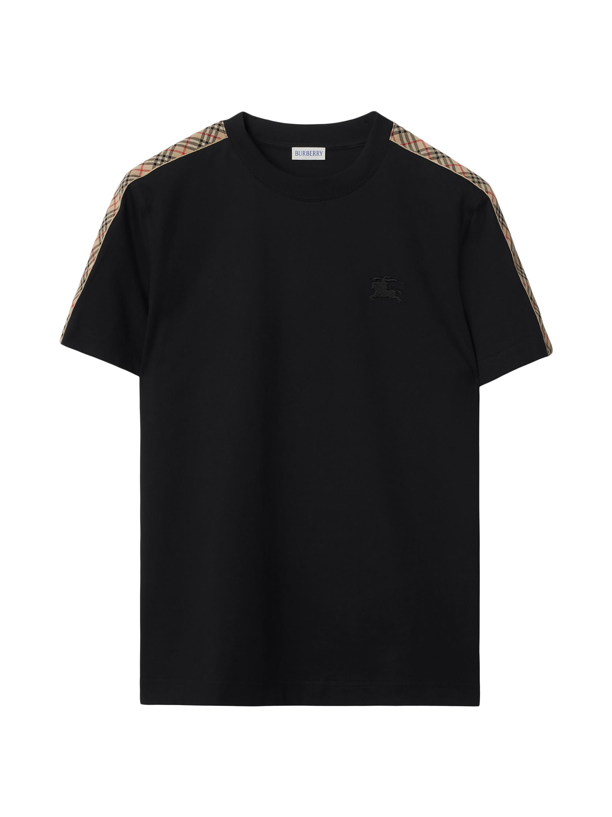 Burberry Check Label Cotton Crewneck T-Shirt | Saks Fifth Avenue