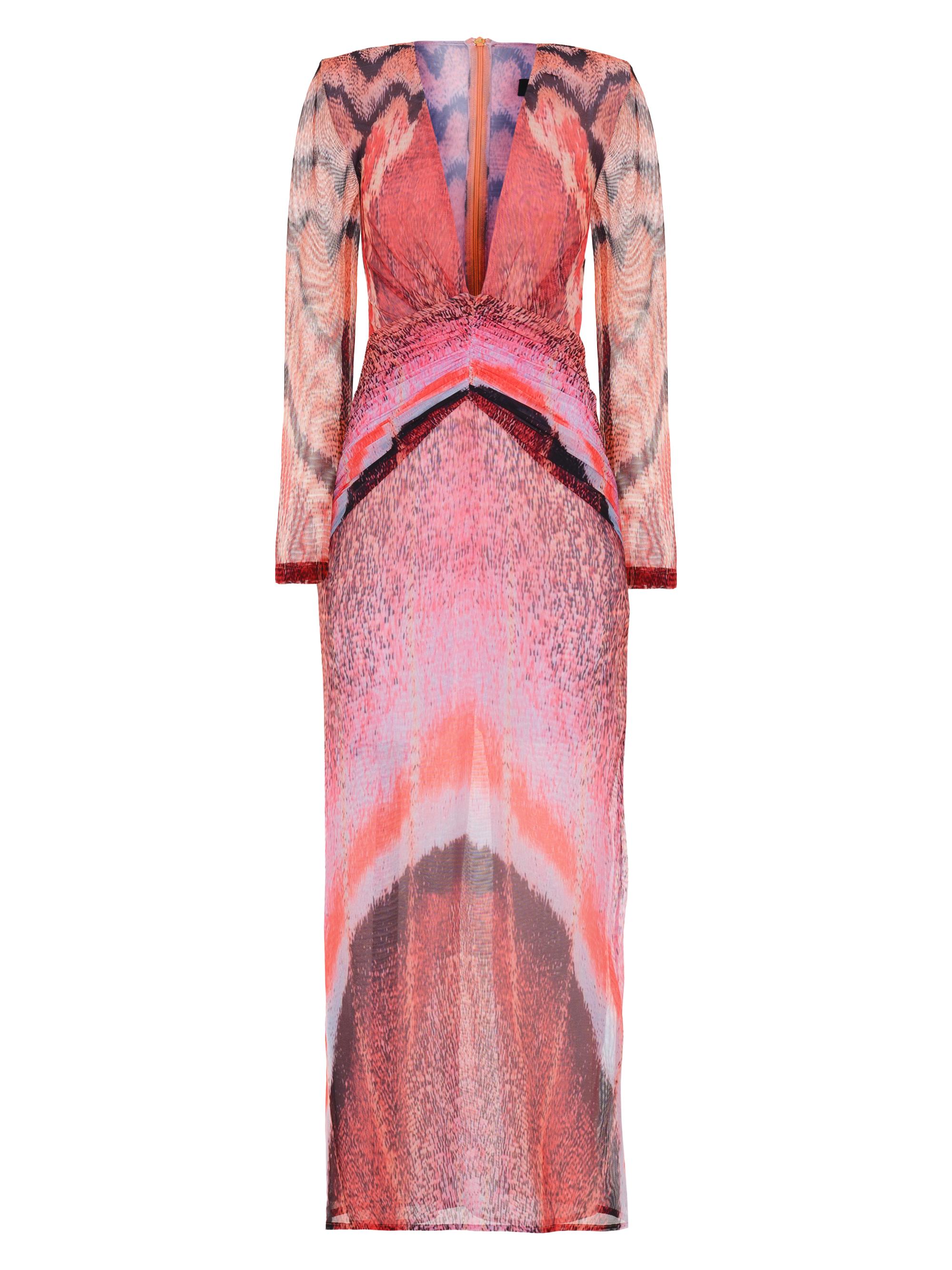 PatBO Women's Papillon Tulle Body-Con Dress - Light Orange