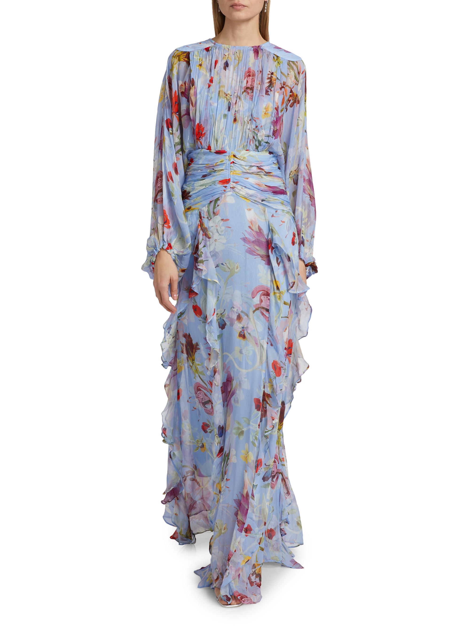 PatBO Lily Flower Maxi Dress | Saks Fifth Avenue