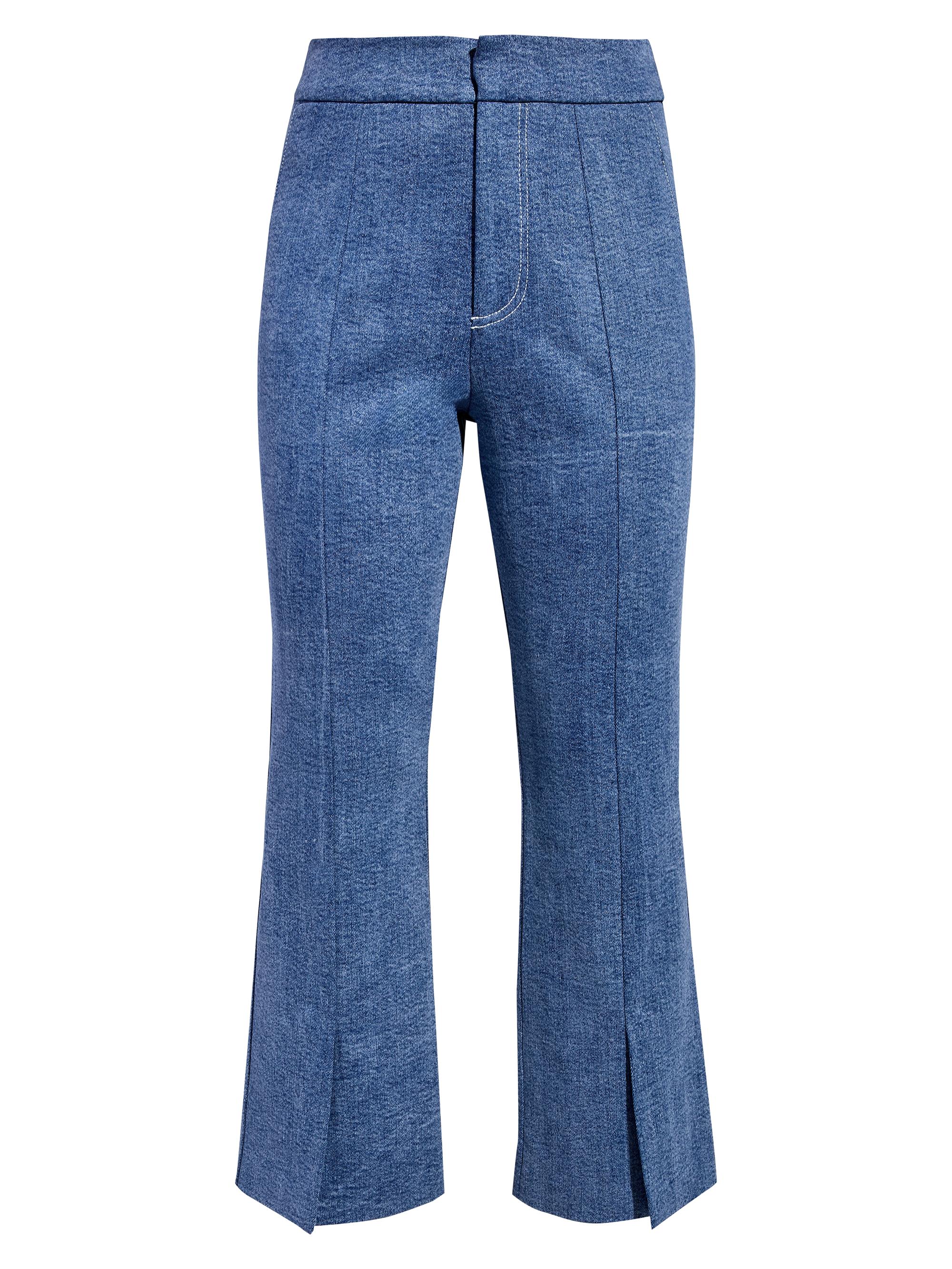 AS by DF Women's Gianna Cropped Micro Flare Jeans - Wash Denim