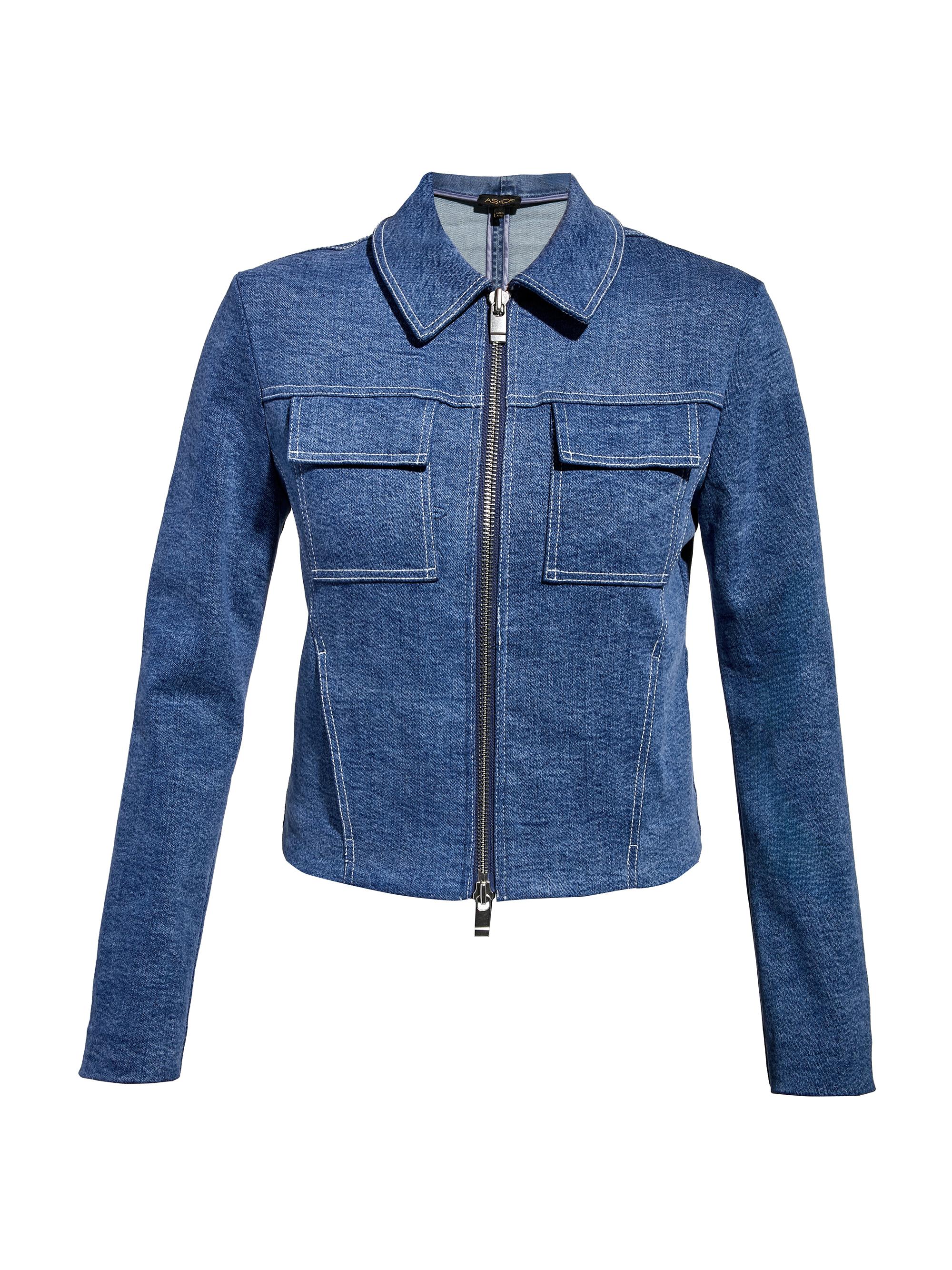 AS by DF Women's Gianna Jacket - Med Wash Denim