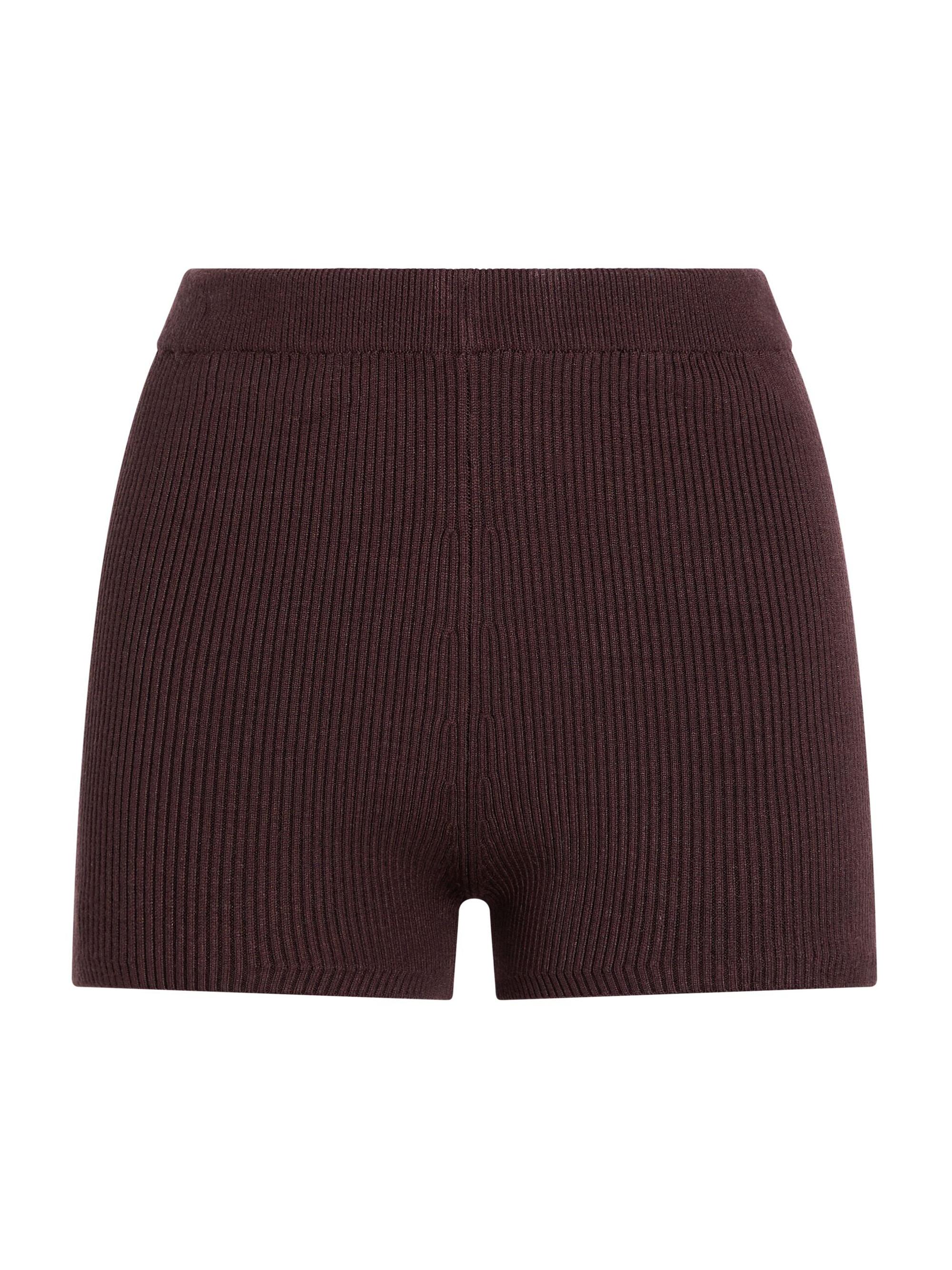 Ser.o.ya Women's Bay Knit Shorts - Ash Brown
