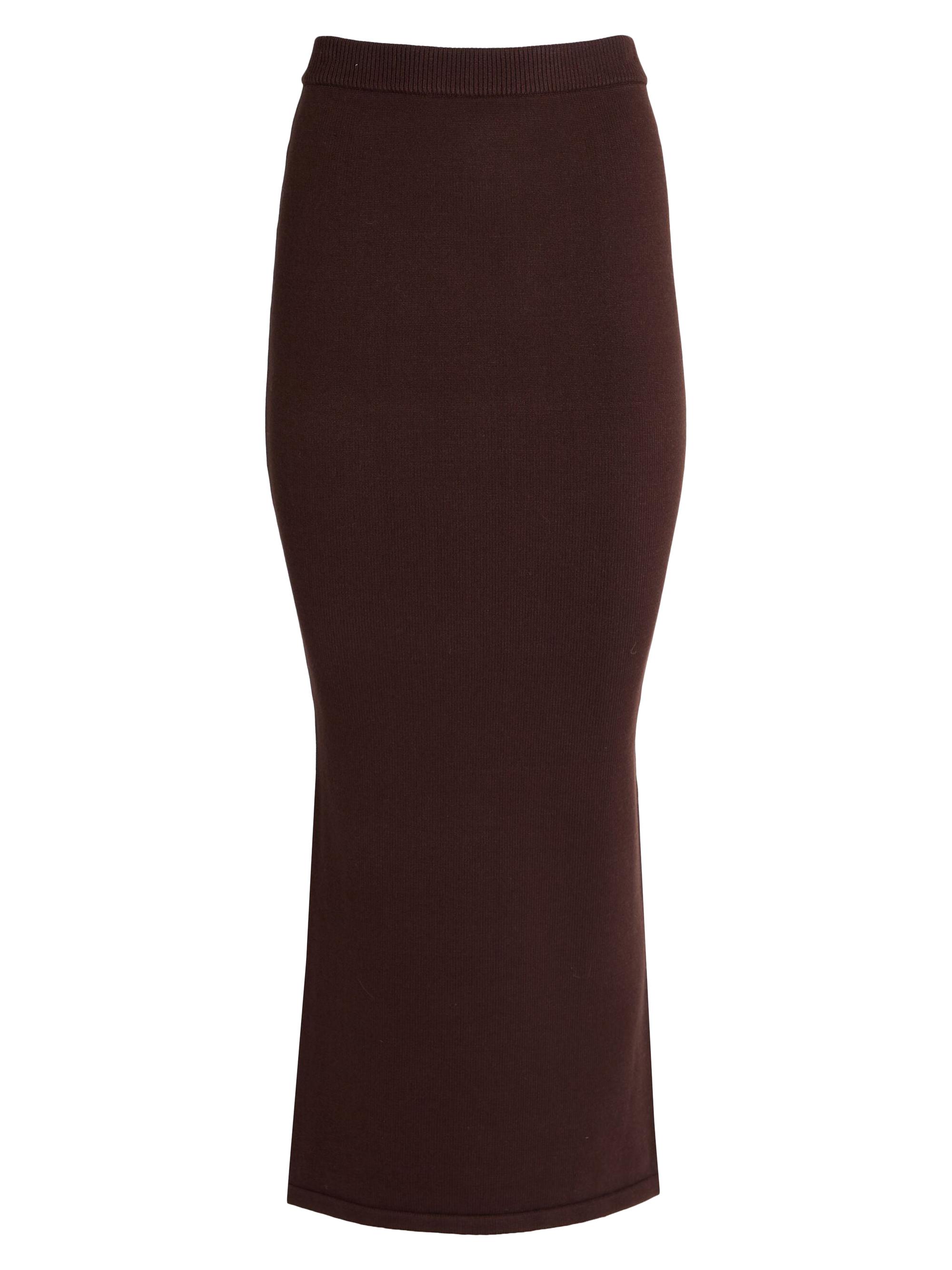 Ser.o.ya Women's Java Knit Skirt - Ash Brown