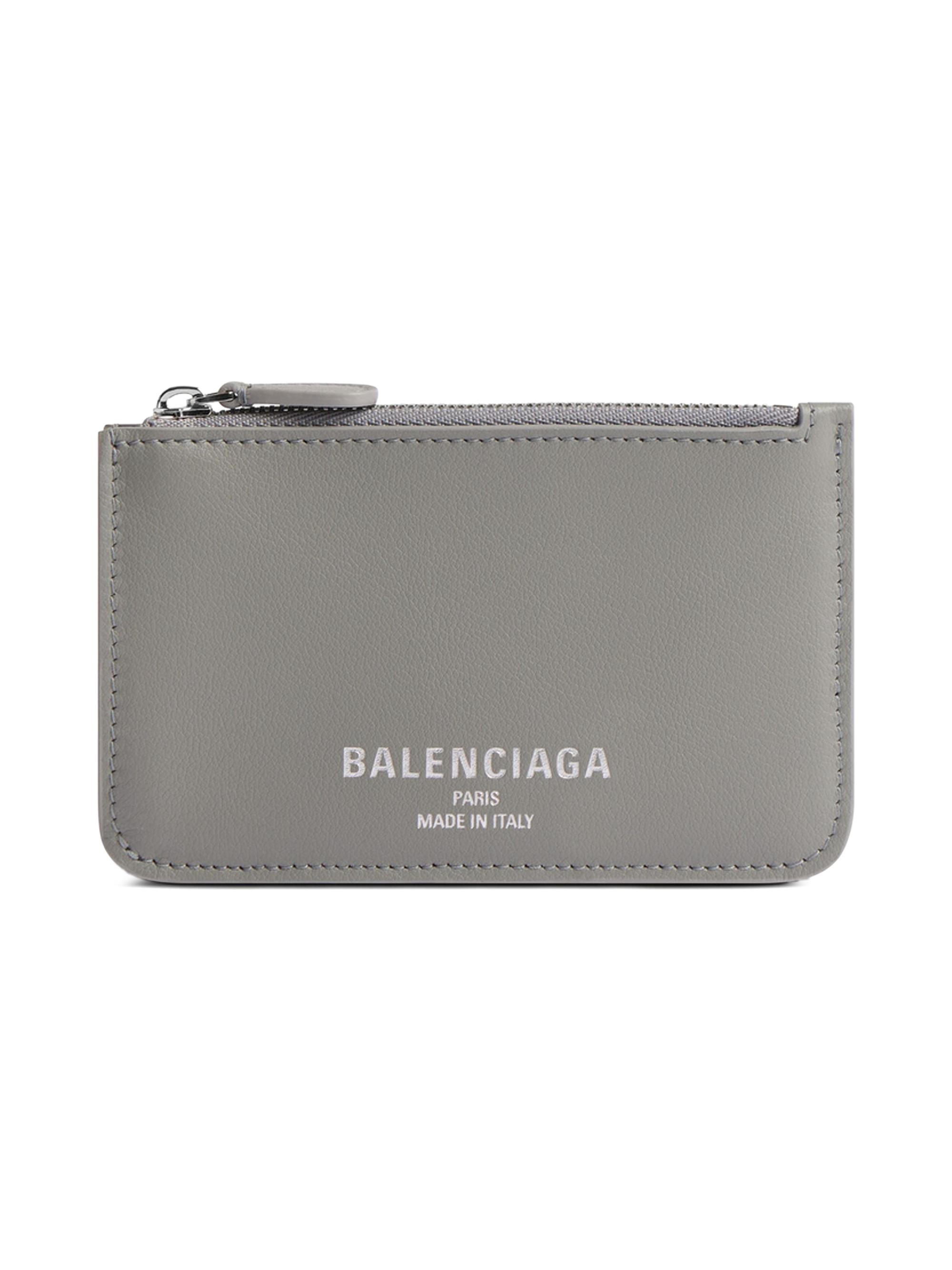 Balenciaga Cash Large Long Coin and Card Holder Denim