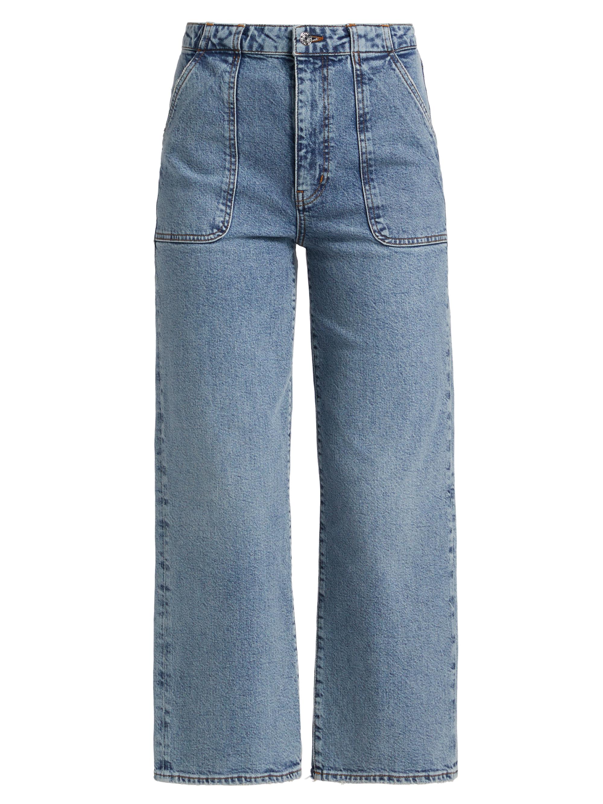 Valentino Garavani Embroidered Denim Pants | Saks Fifth Avenue